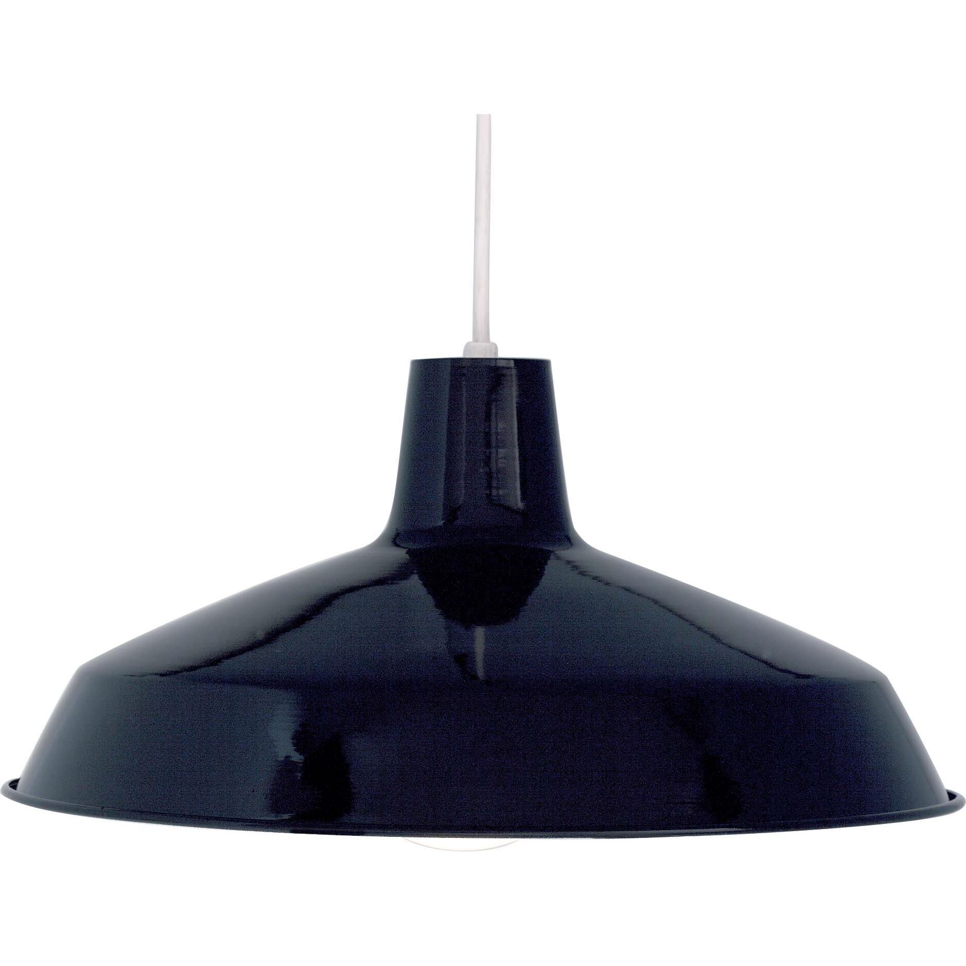 Shown in Black finish and Black Metal shade