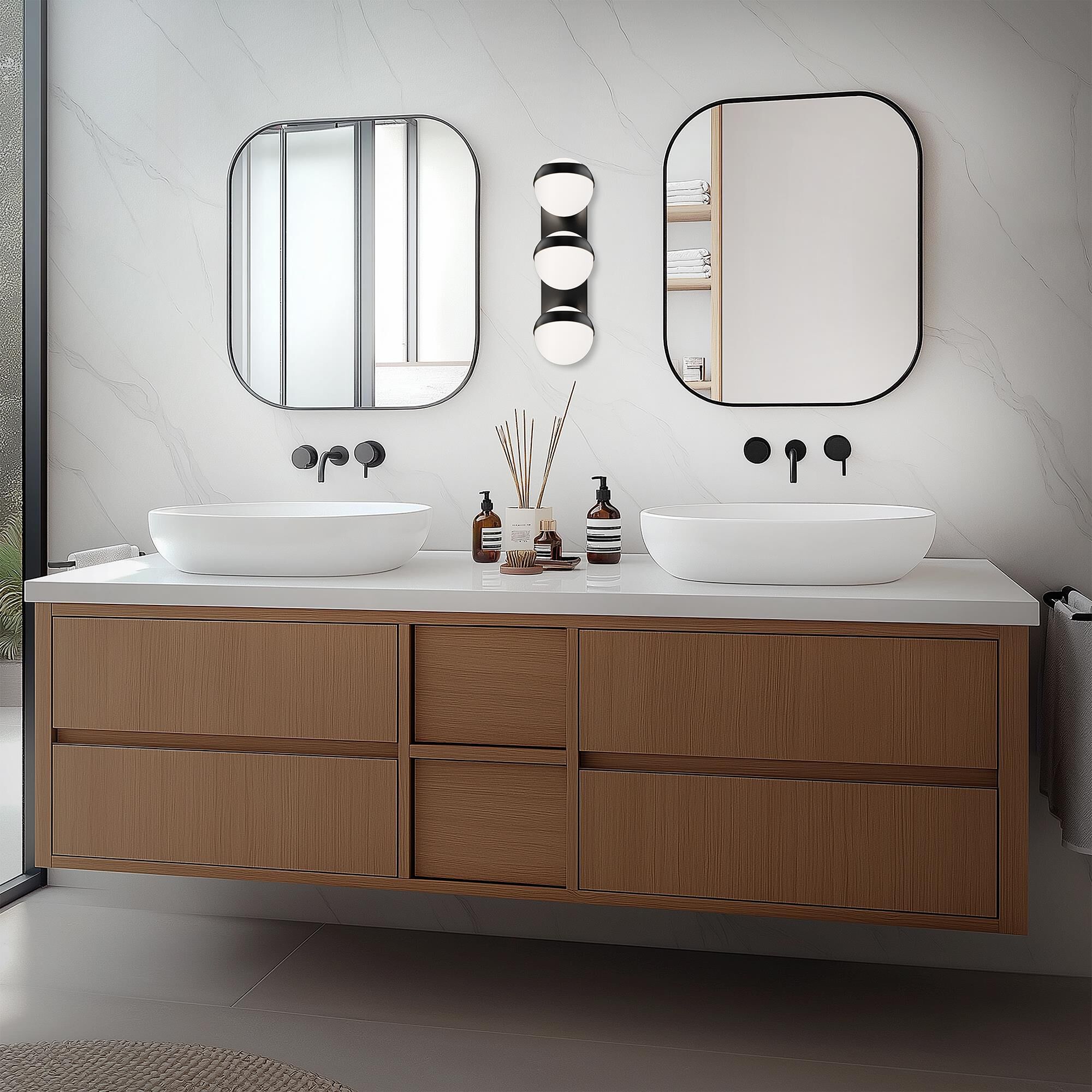 Shown in Black finish