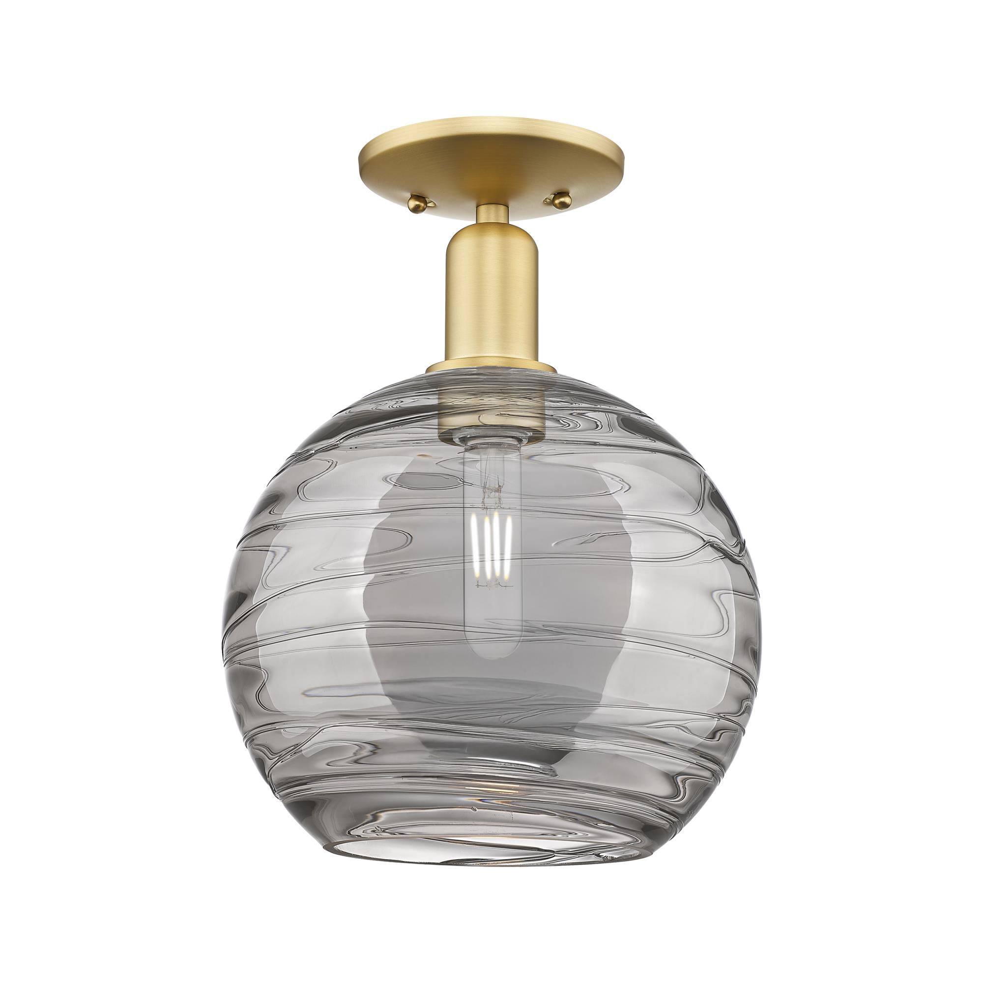 Bruno Marashlian Athens Deco Swirl 10 Inch Semi Flush Mount by Innovations Lighting