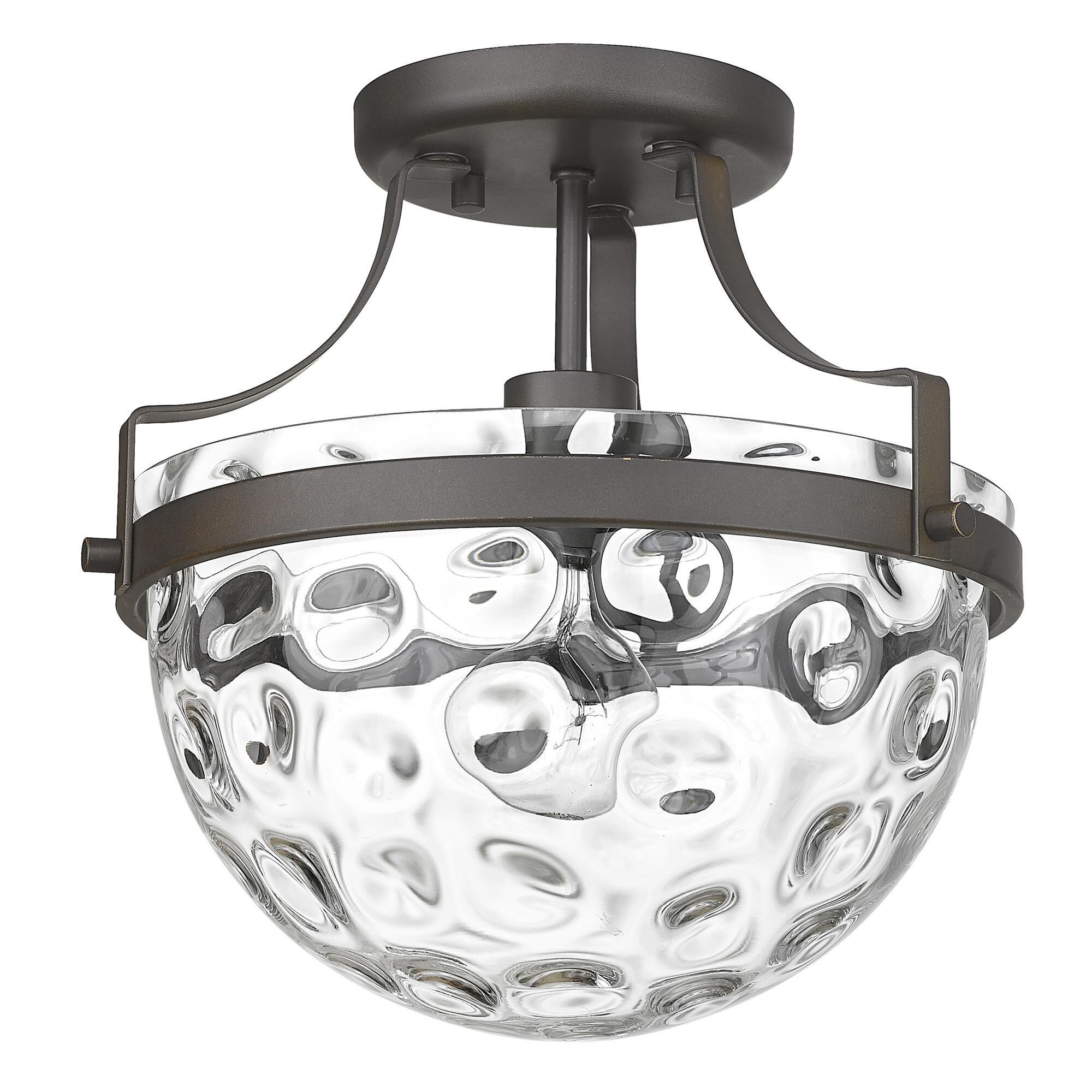 Quinn 10 Inch 1 Light Semi Flush Mount by Acclaim Lighting
