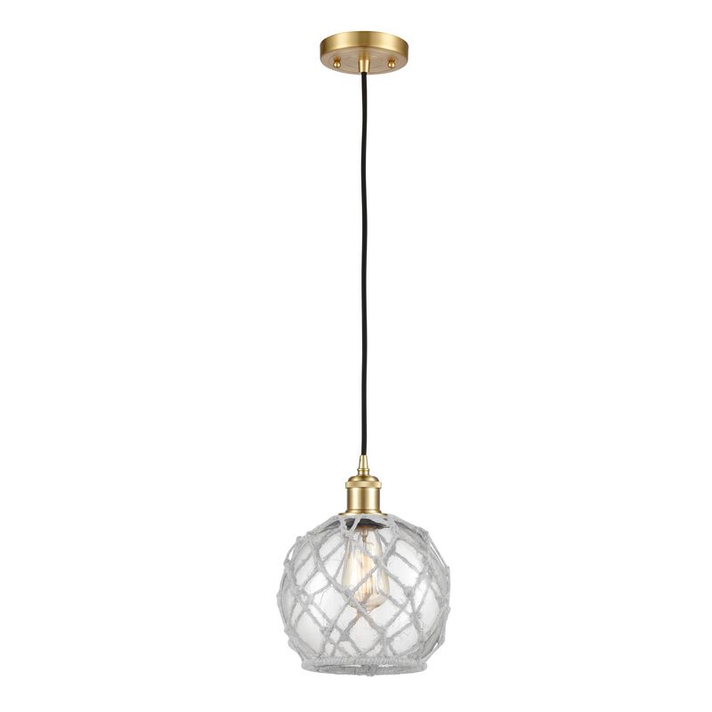 Innovations Lighting Bruno Marashlian Farmhouse Rope 8 Inch Mini Pendant