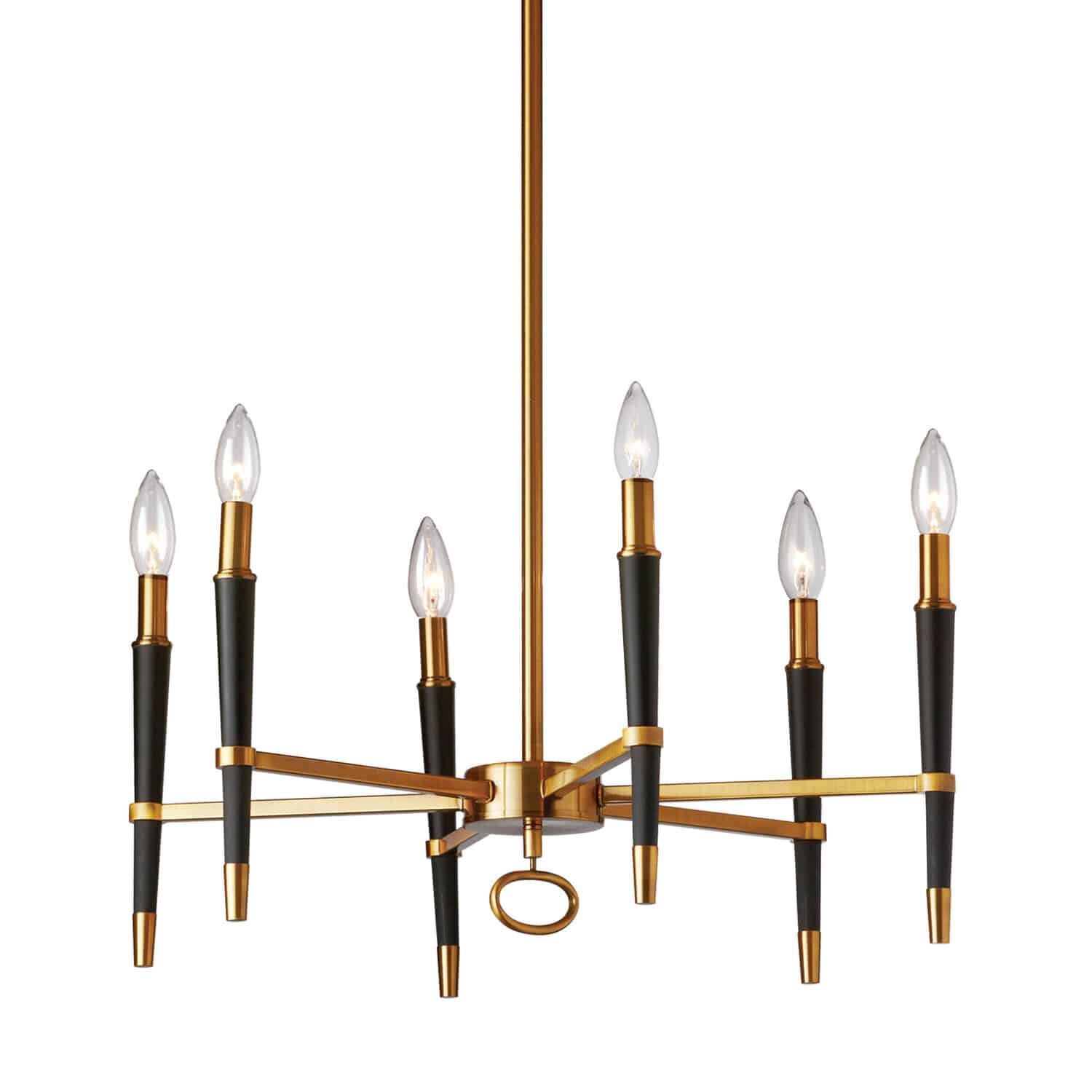 Langford 24 Inch 6 Light Chandelier by Dainolite