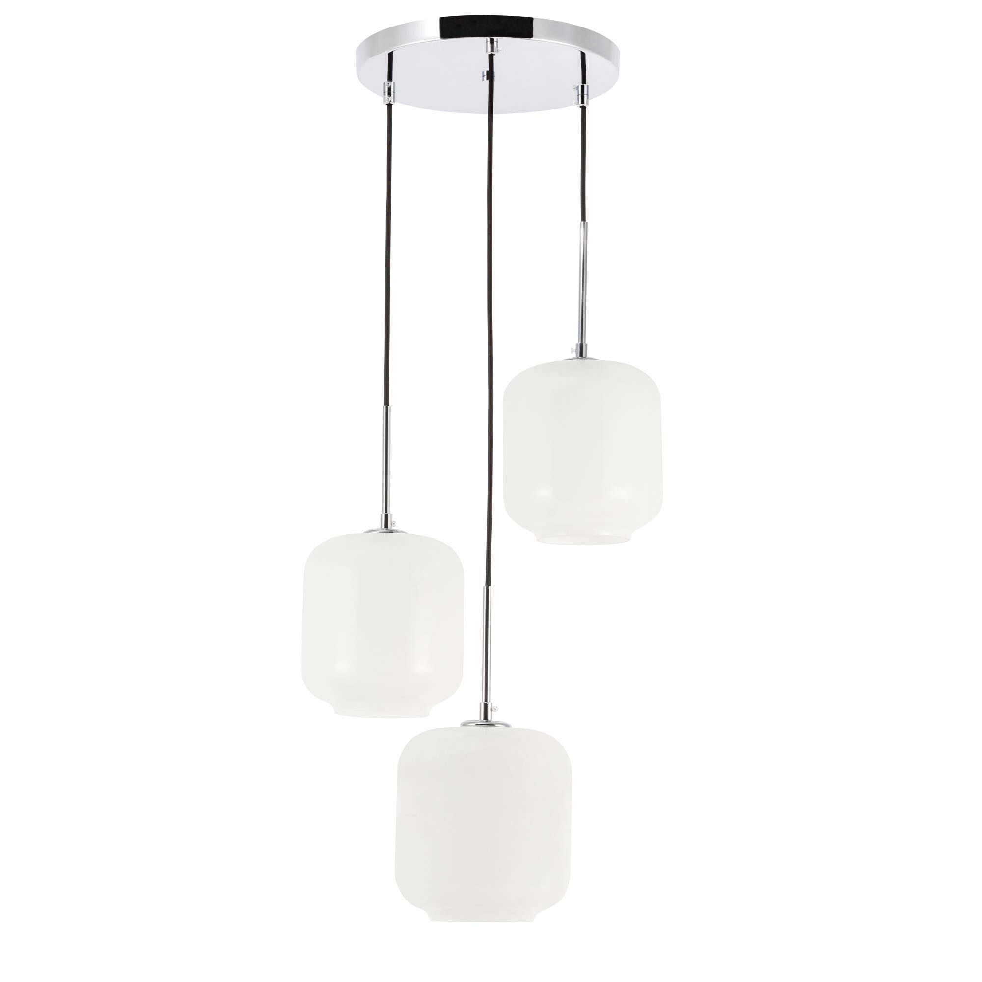 Collier 17 Inch 3 Light Multi Light Pendant by Elegant Lighting