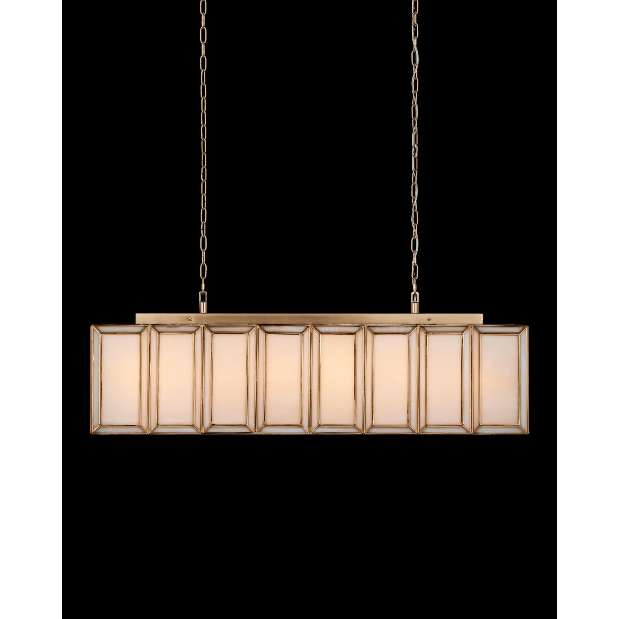Daze 40 Inch Linear Suspension Light by Currey and Company