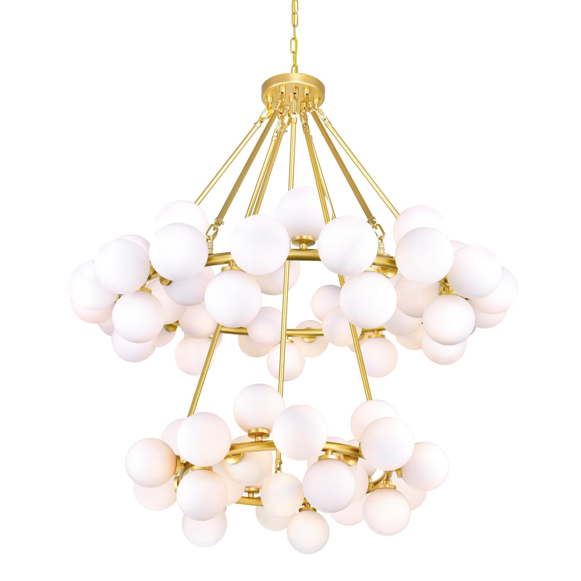 Arya 39 Inch 70 Light LED Chandelier by CWI Lighting
