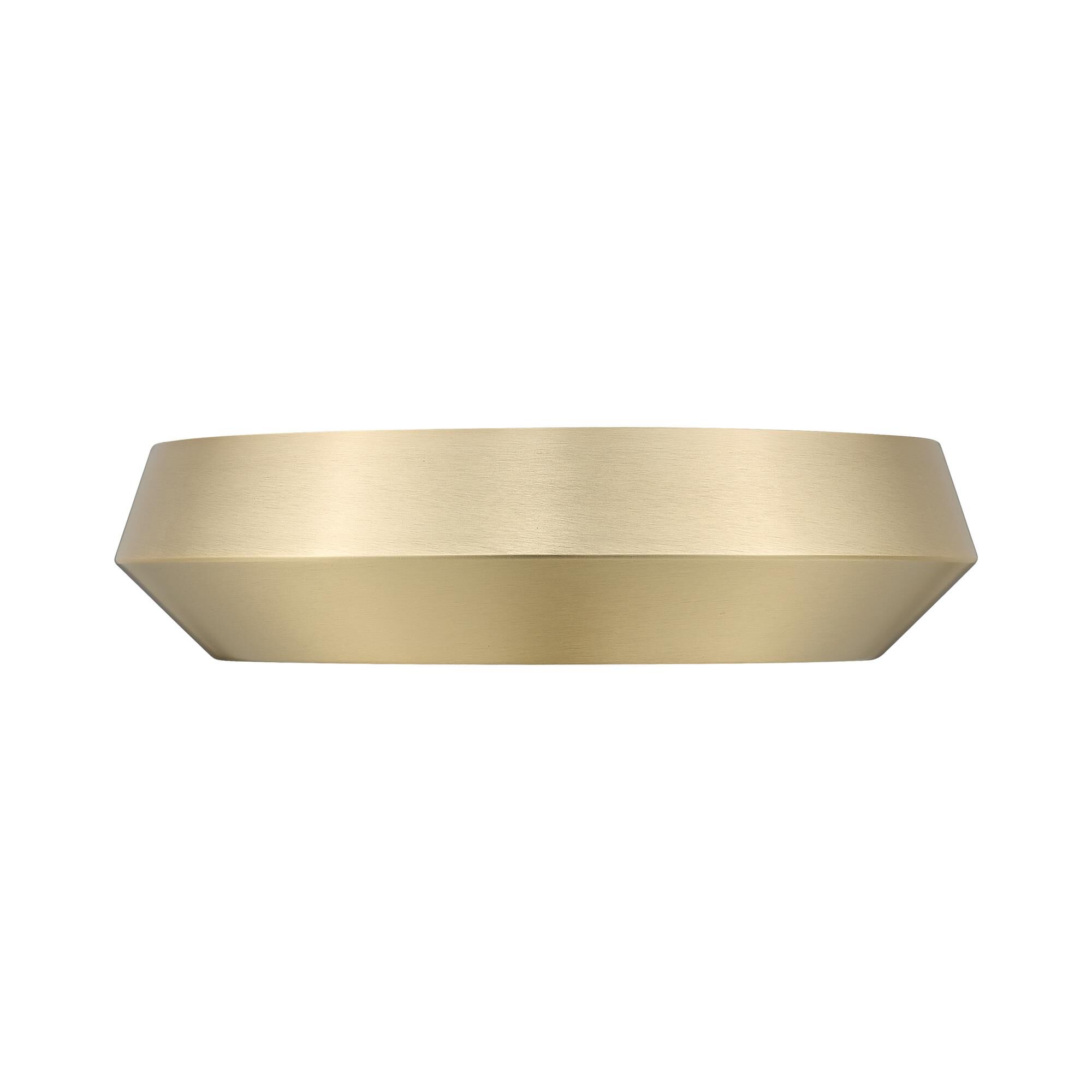 Shown in Modern Gold finish and White glass