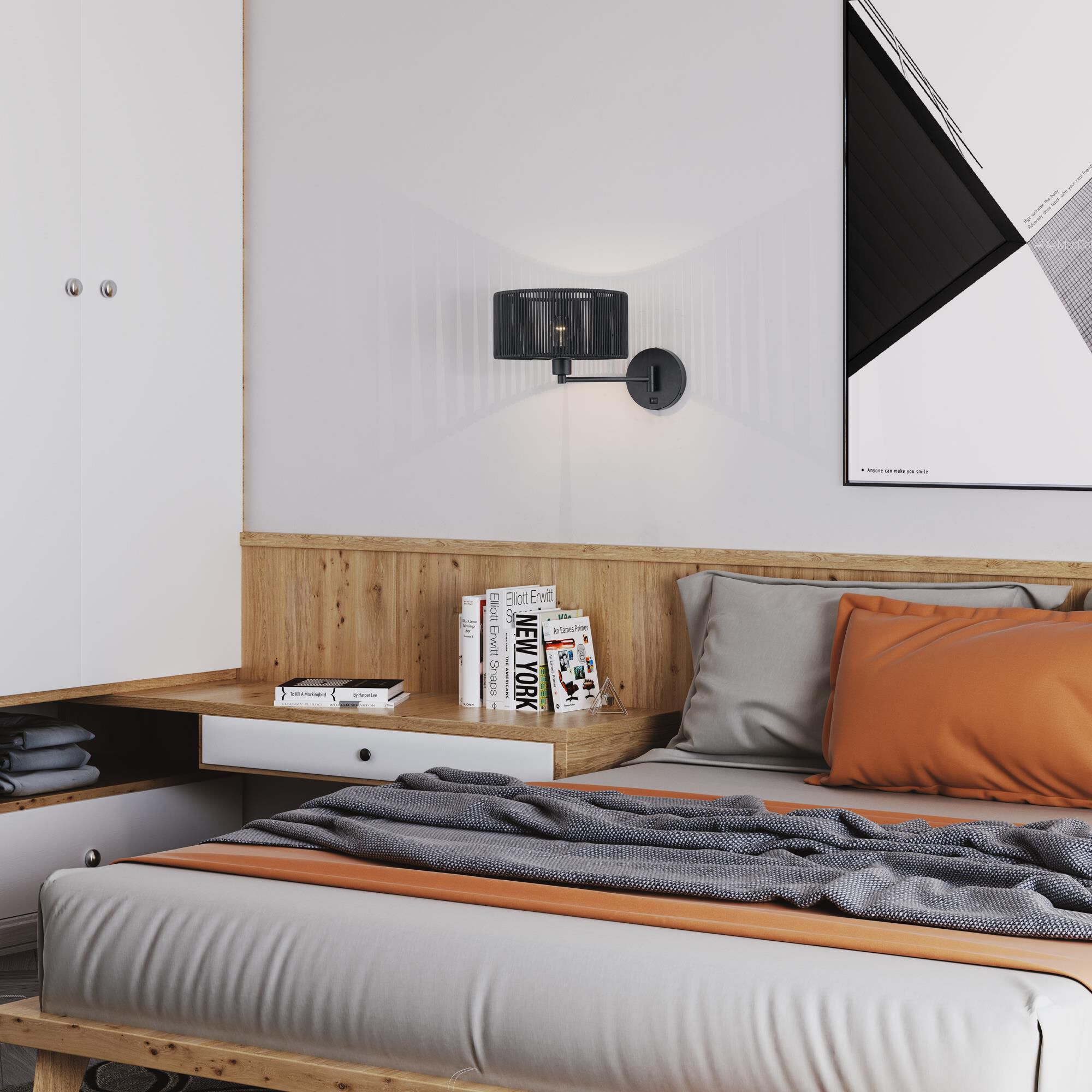 Acordia 11 Inch Wall Swing Lamp by Livex Lighting