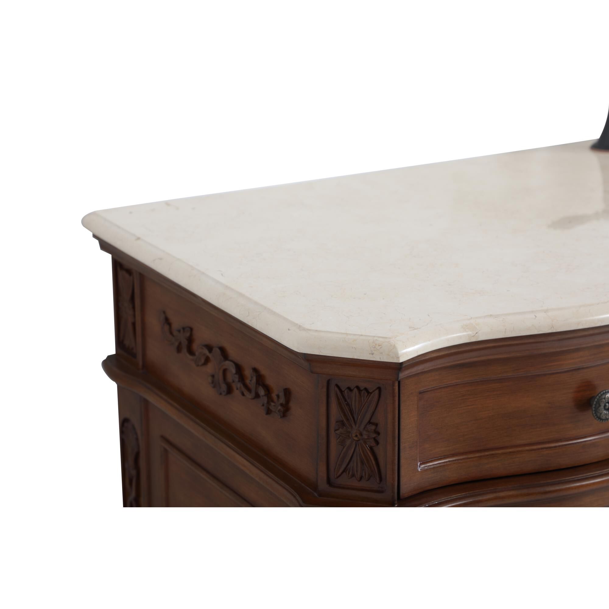 Shown in Teak finish