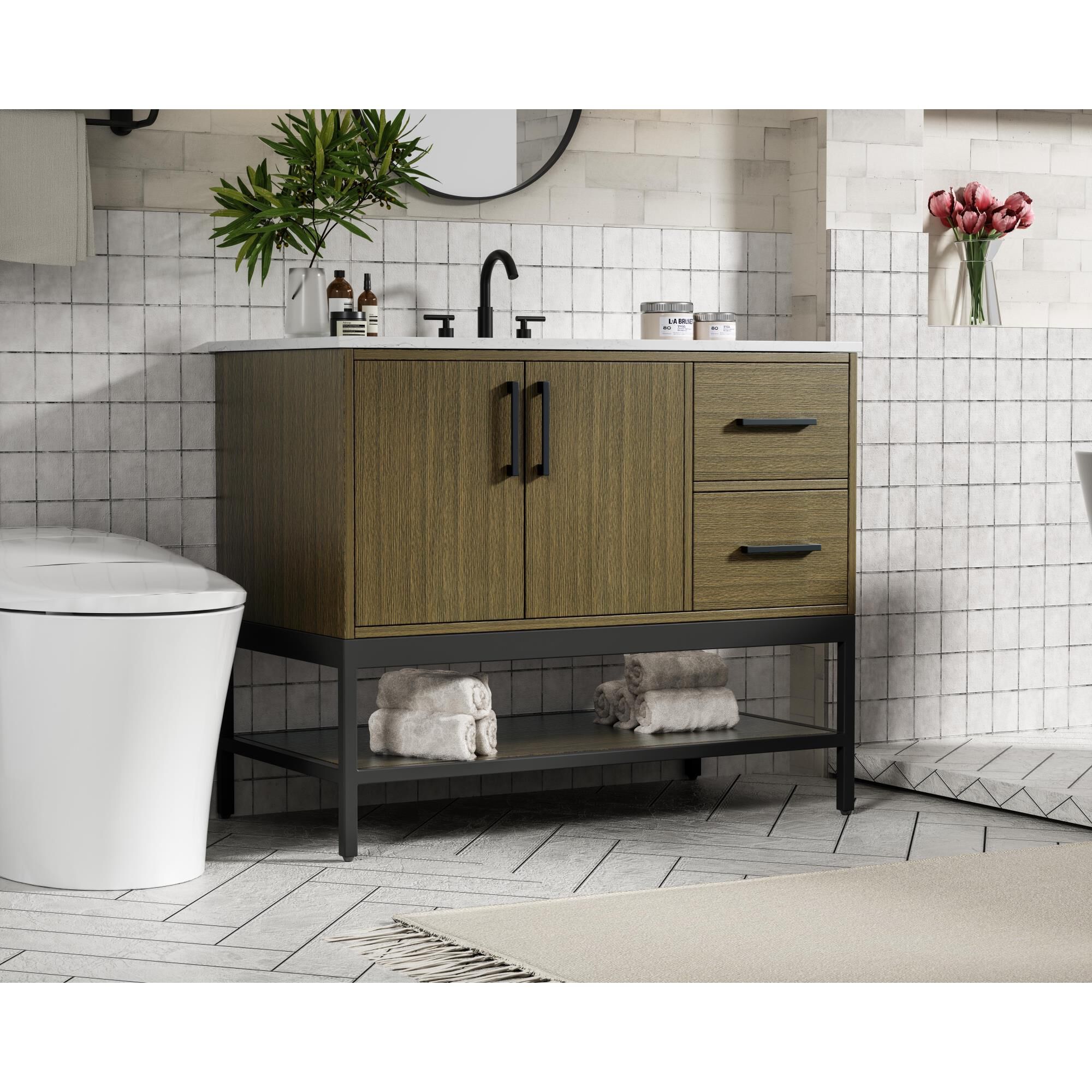 Lennox 0 Inch Bath Vanity by Elegant Dcor