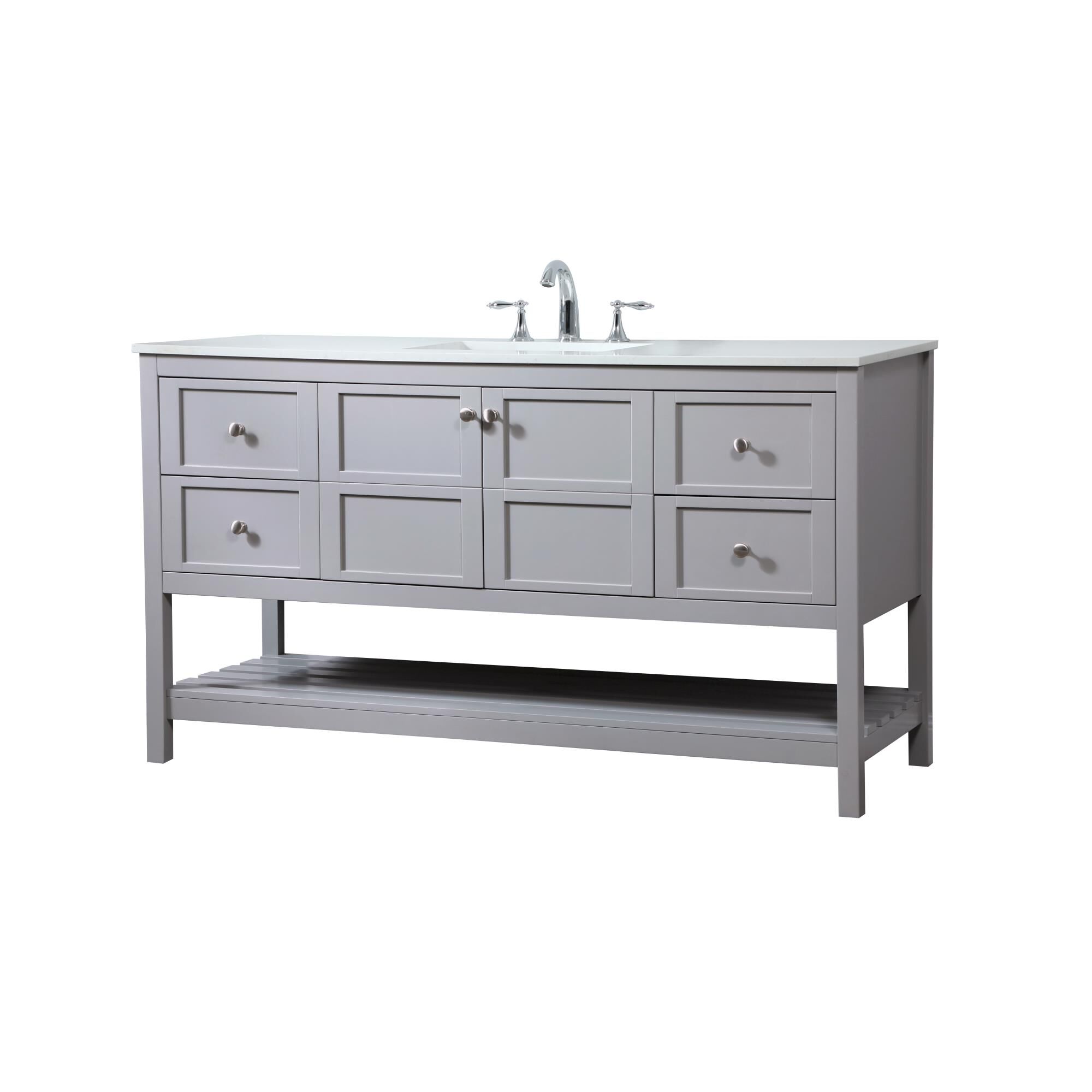 Shown in Grey finish