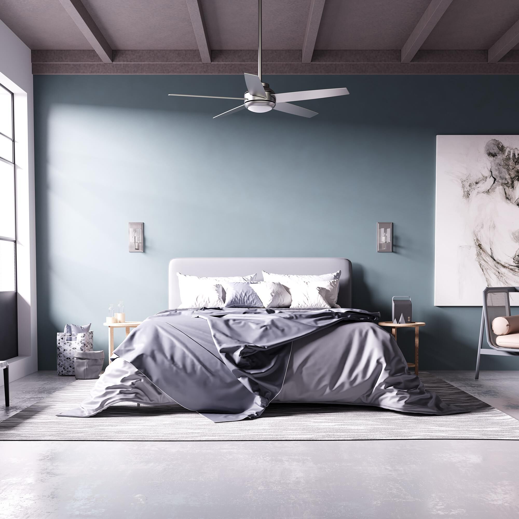 Zayden 52 Inch Ceiling Fan with Light Kit by Hunter Fan