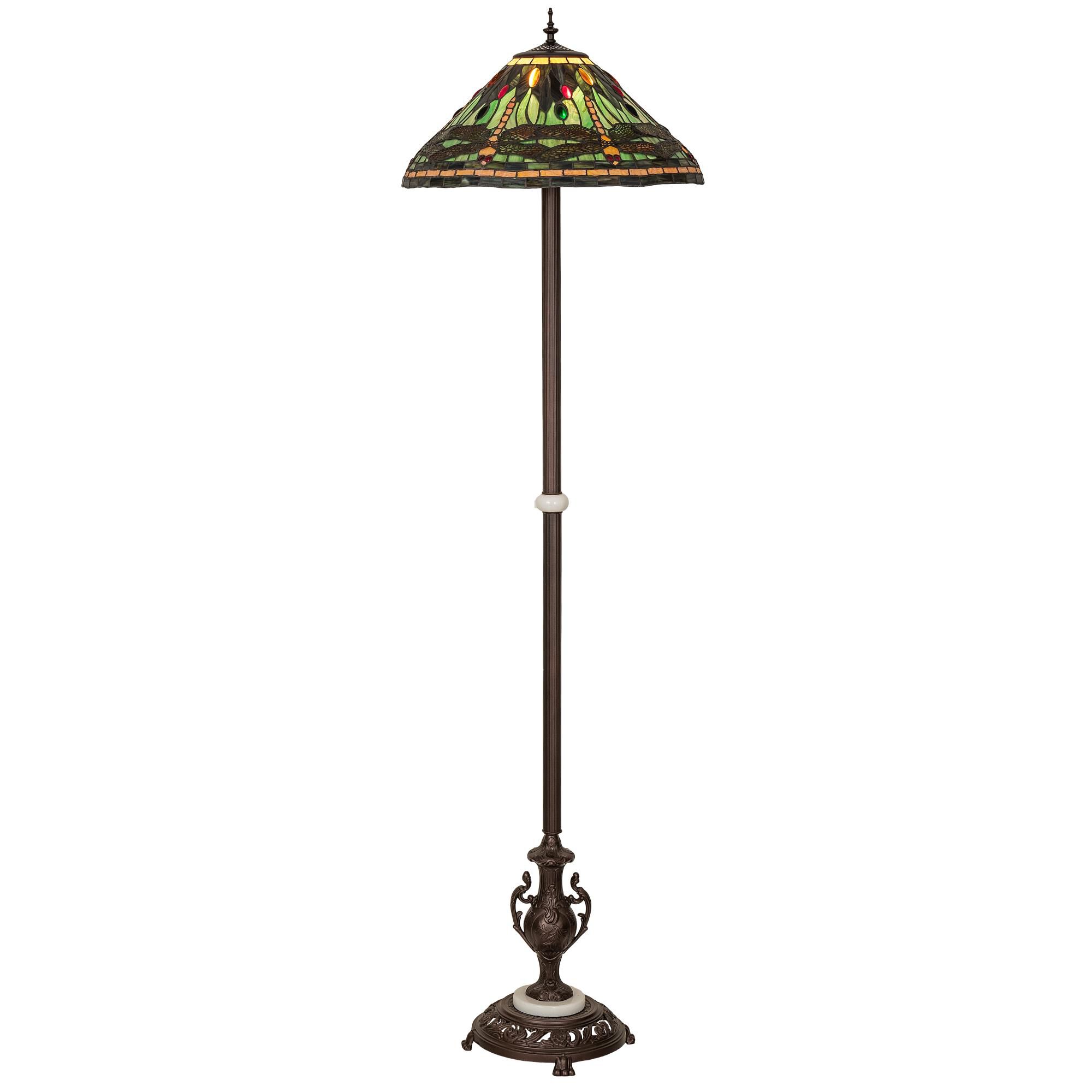 Tiffany Dragonfly 71 Inch Floor Lamp by Meyda Lighting