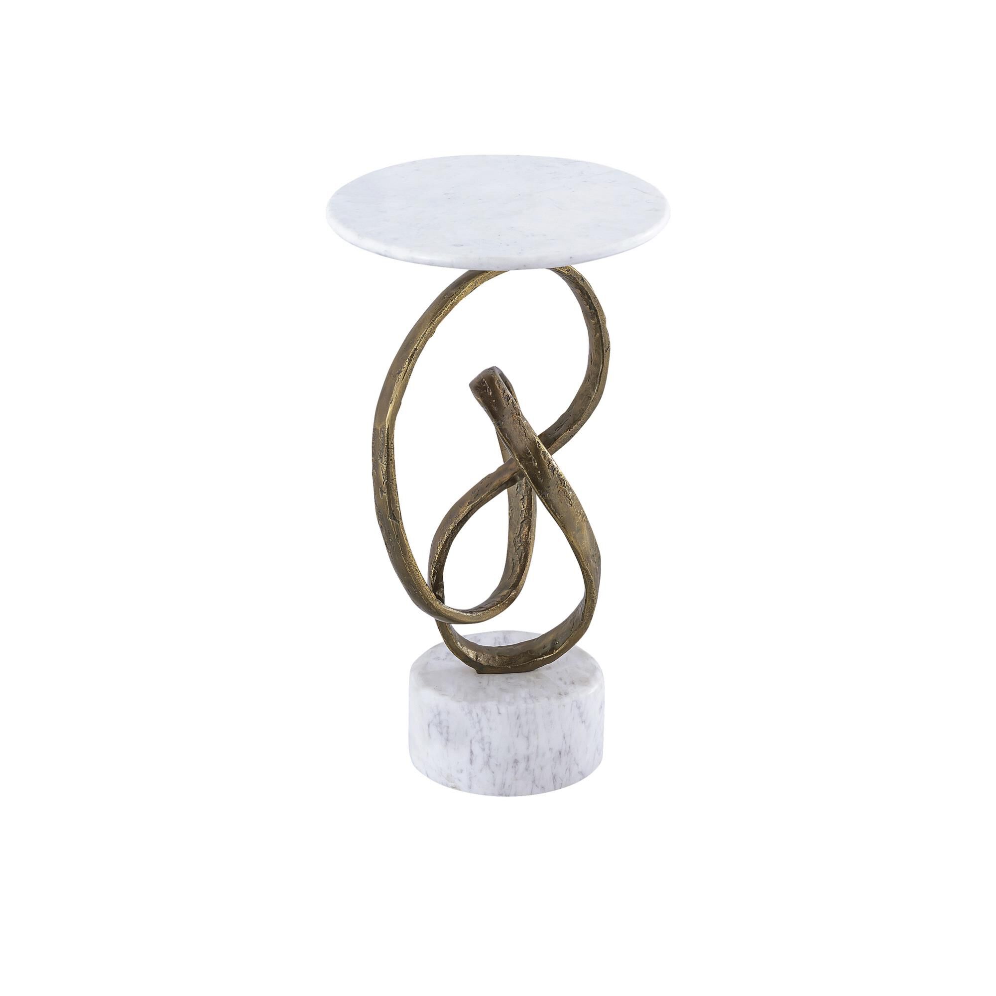 Ruban 14 Inch Accent Table by Currey and Company