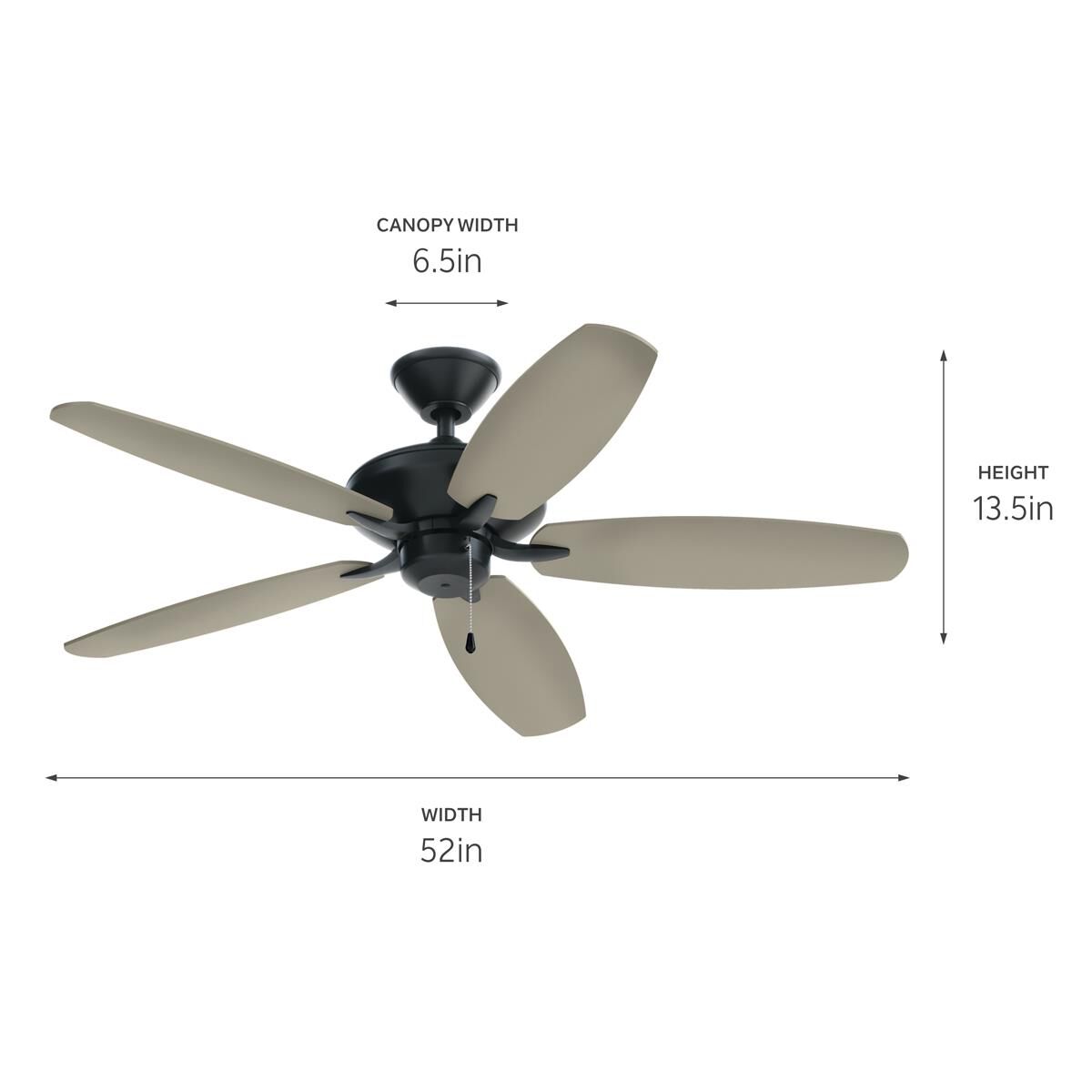 Renew 52 Inch Ceiling Fan by Kichler Lighting