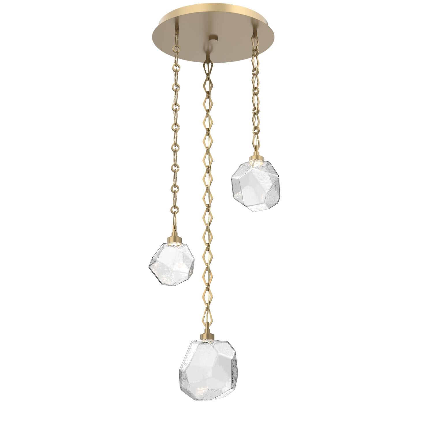 Levi Wilson Gem 21 Inch Multi Light Pendant by Hammerton Studio