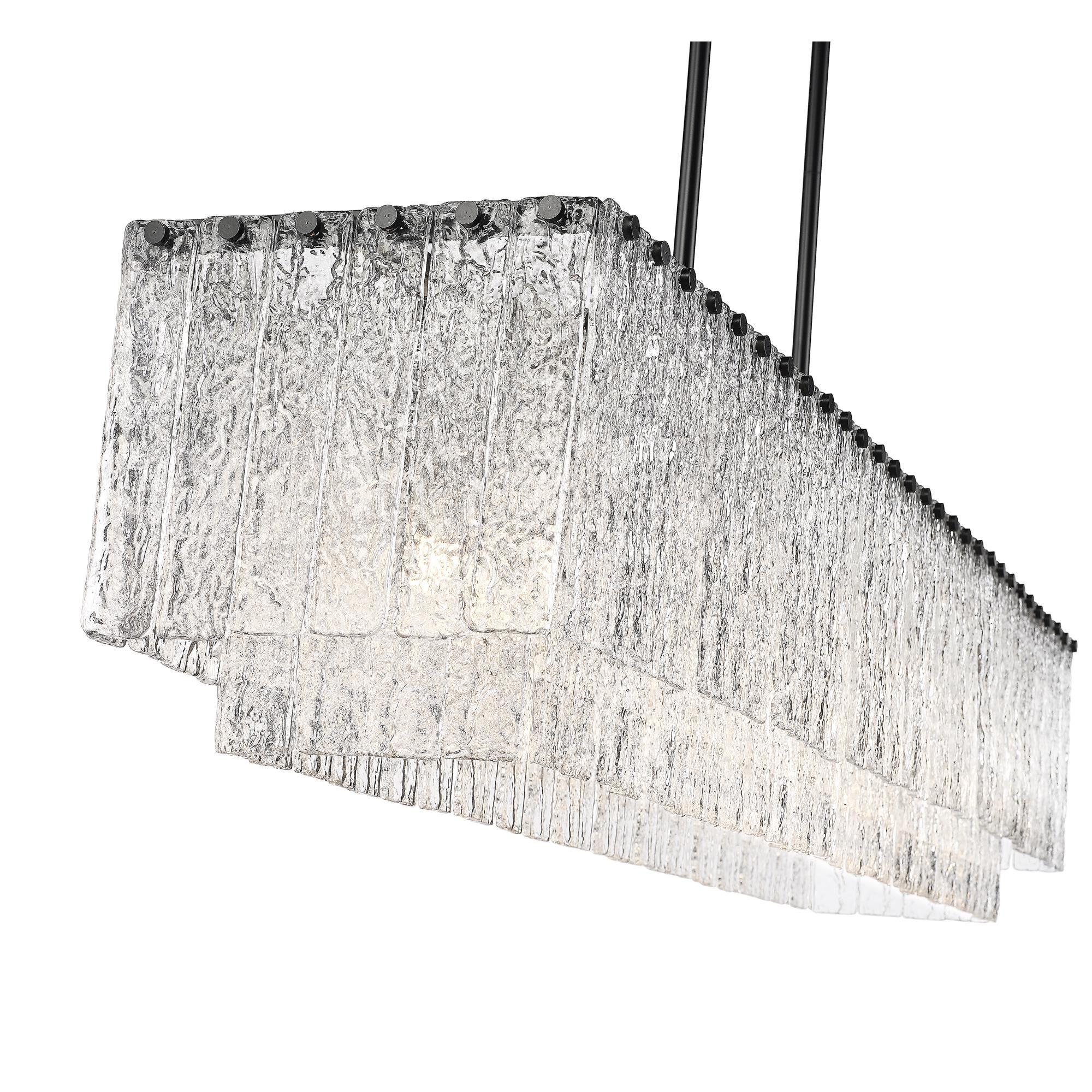 Glacier 53 Inch 7 Light Linear Suspension Light by Z-Lite