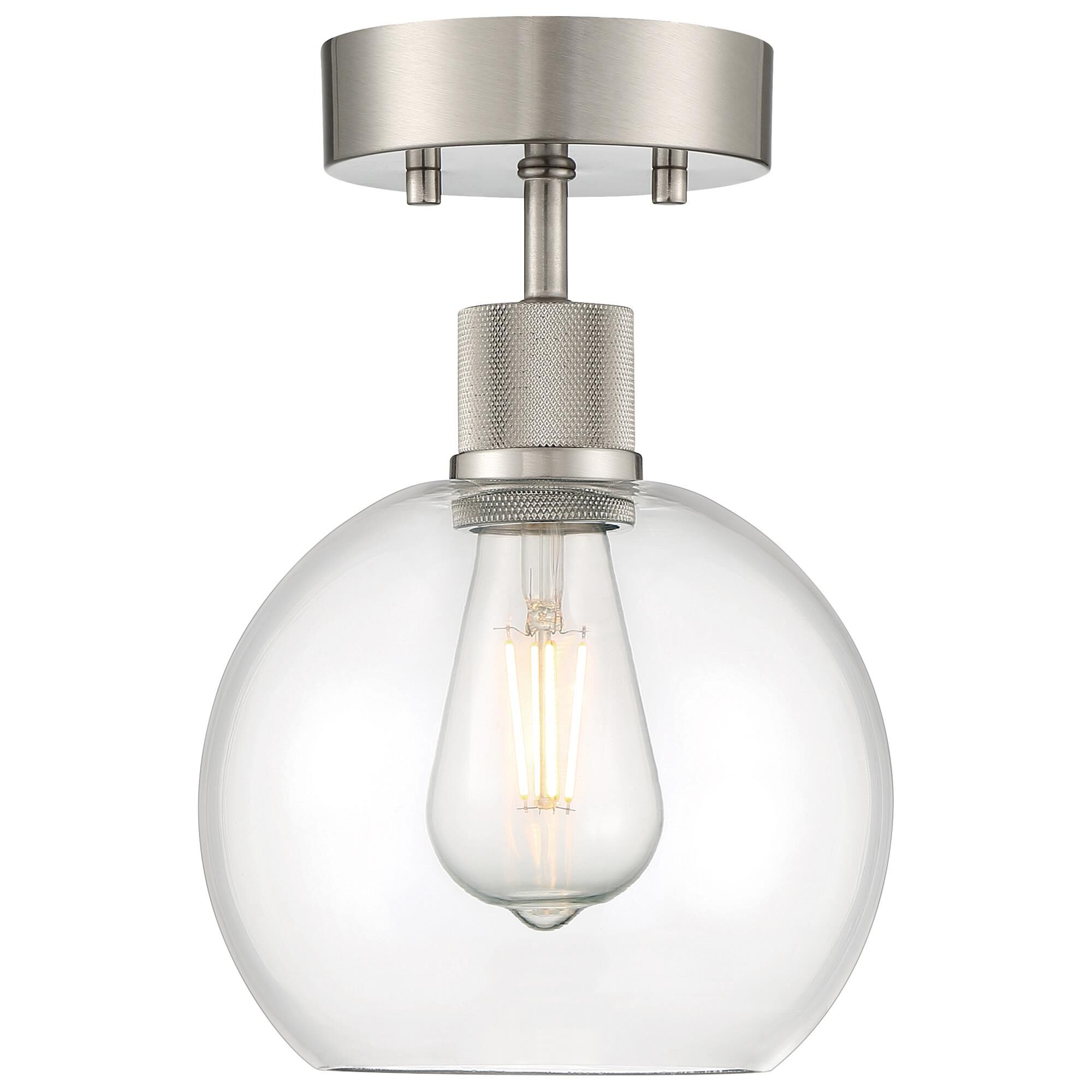 Port Nine 7 Inch 1 Light LED Semi Flush Mount by Access Lighting