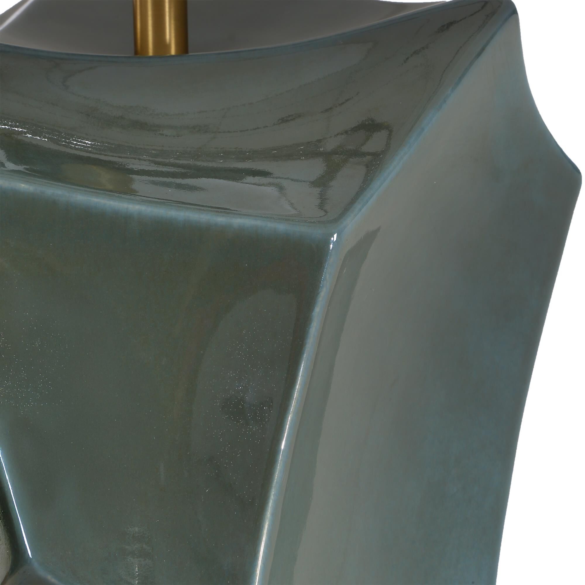 Shown in Blue, Bronze, Green finish and Round Drum Hardback shade