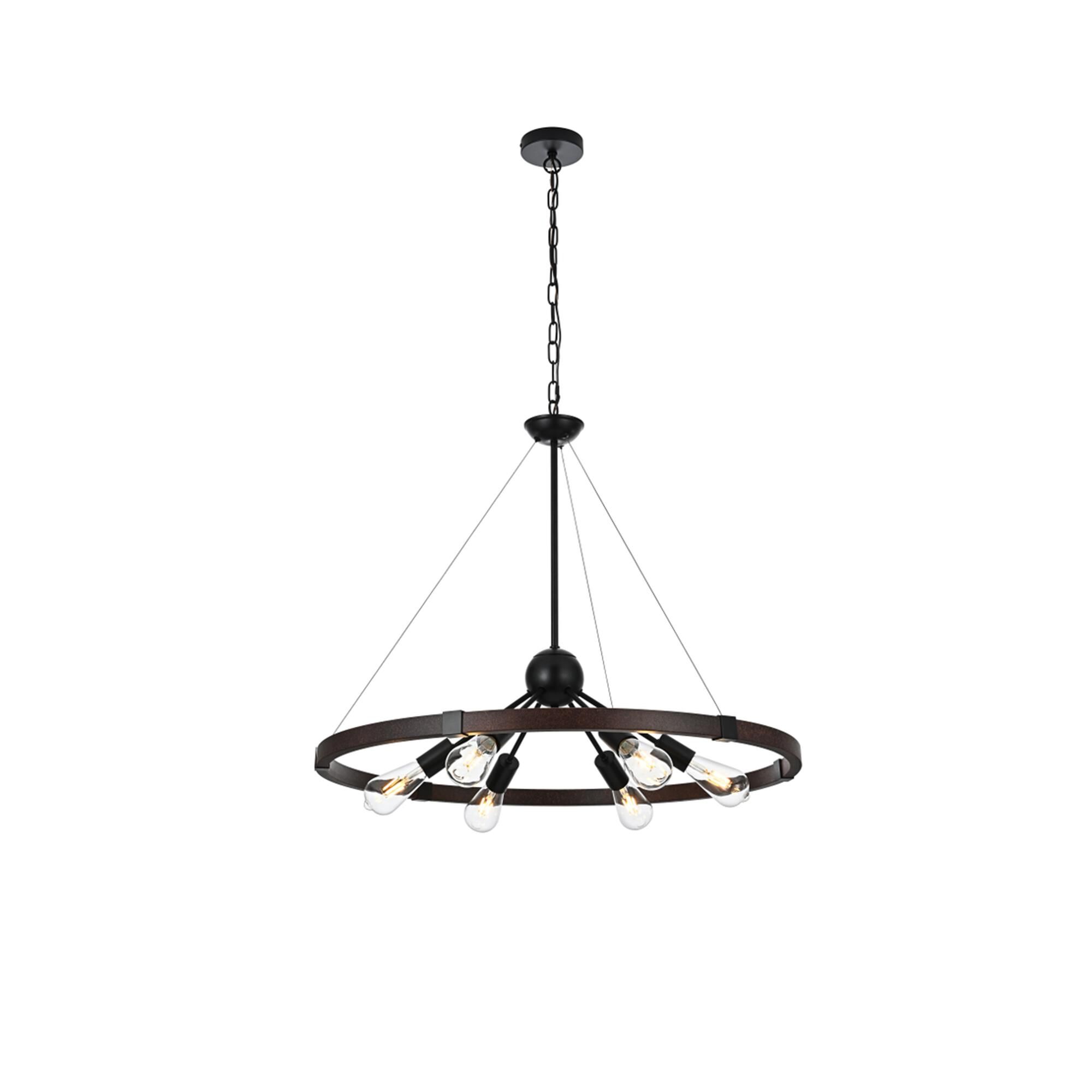 Thora 32 Inch Chandelier by Elegant Lighting