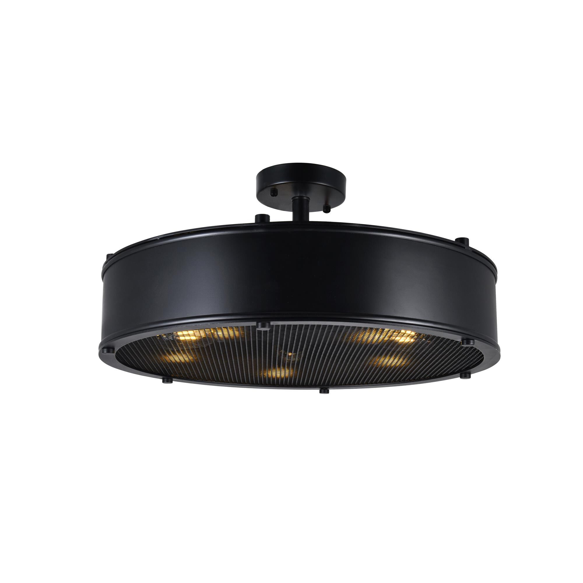 Tigris 20 Inch 5 Light Semi Flush Mount by CWI Lighting