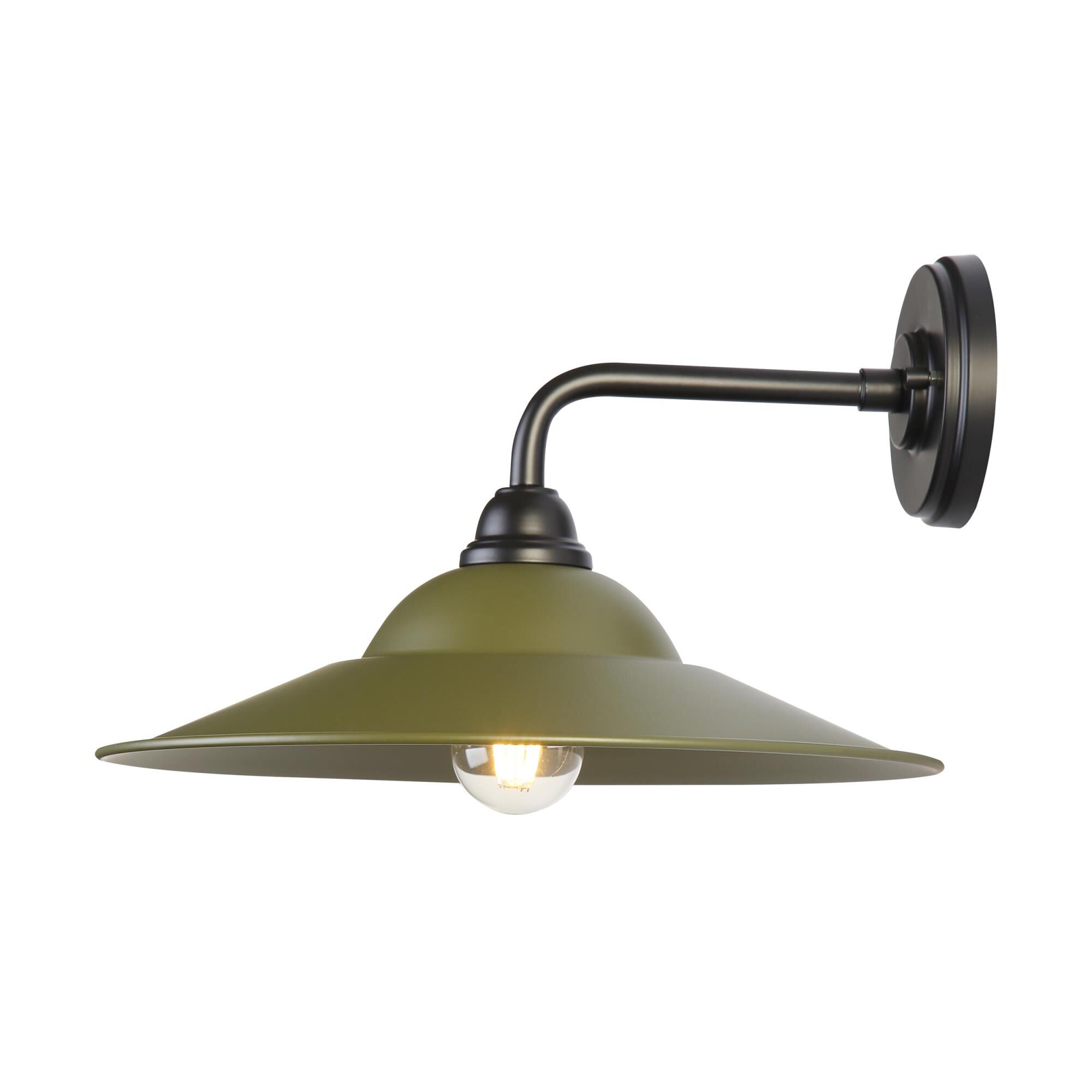 Shown in Matte Black finish and Matte Pine shade