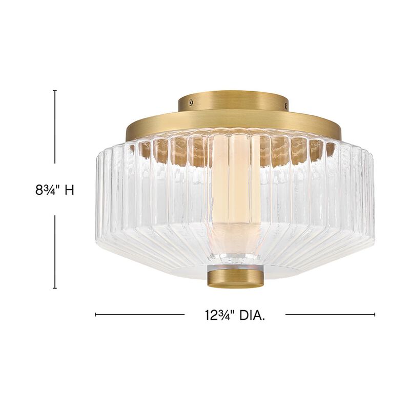 Reign 13 Inch Flush Mount by Fredrick Ramond