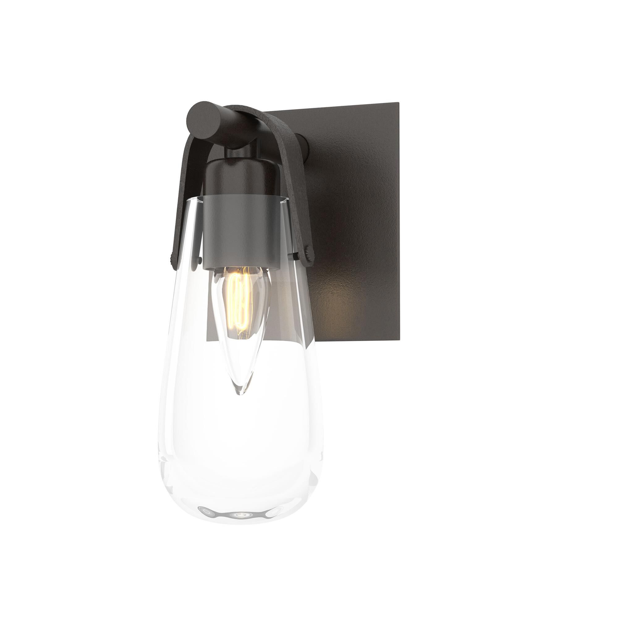 Shown in Oil Rubbed Bronze finish and Clear glass