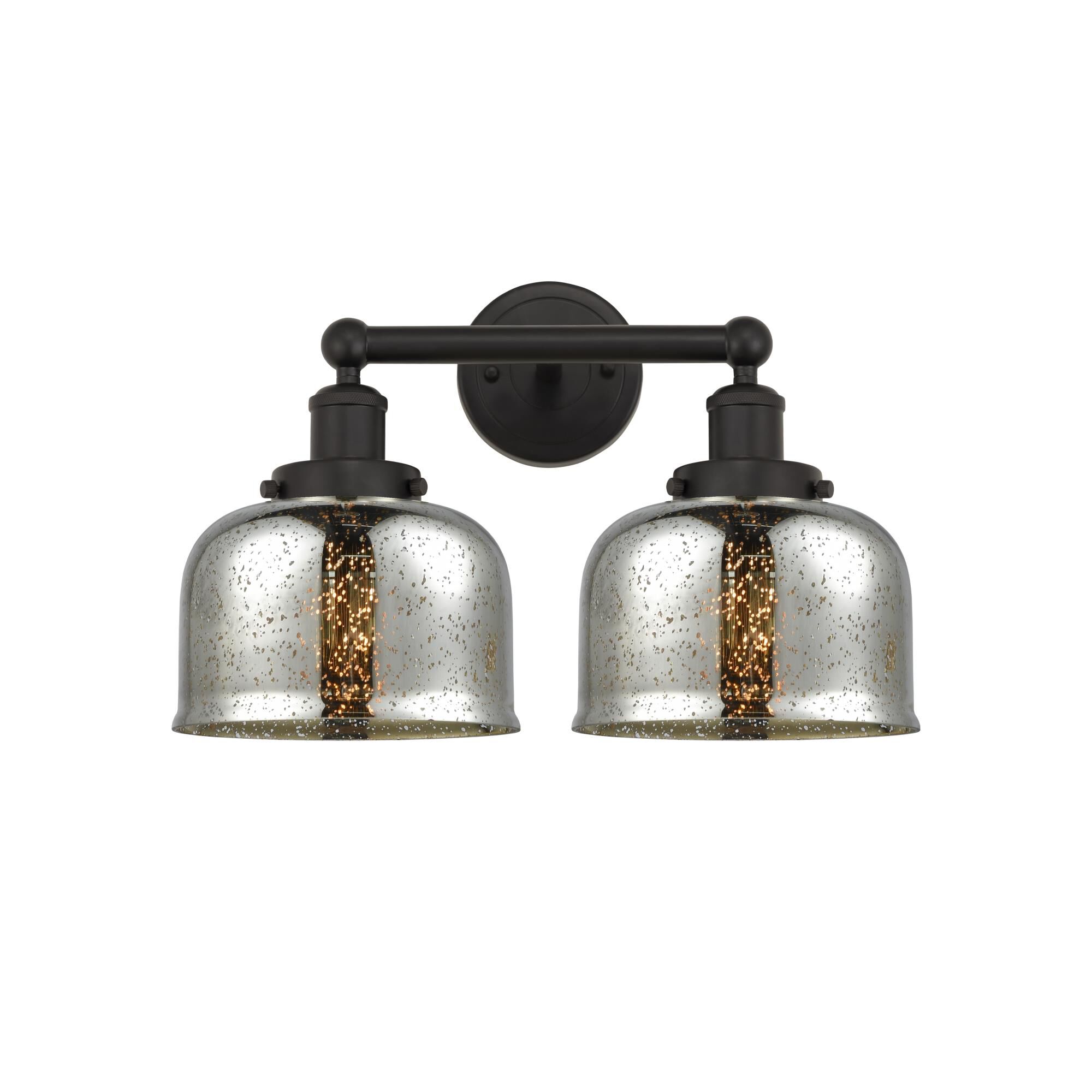 Shown in Oil Rubbed Bronze, Mercury finish and Mercury glass and Mercury Glass shade