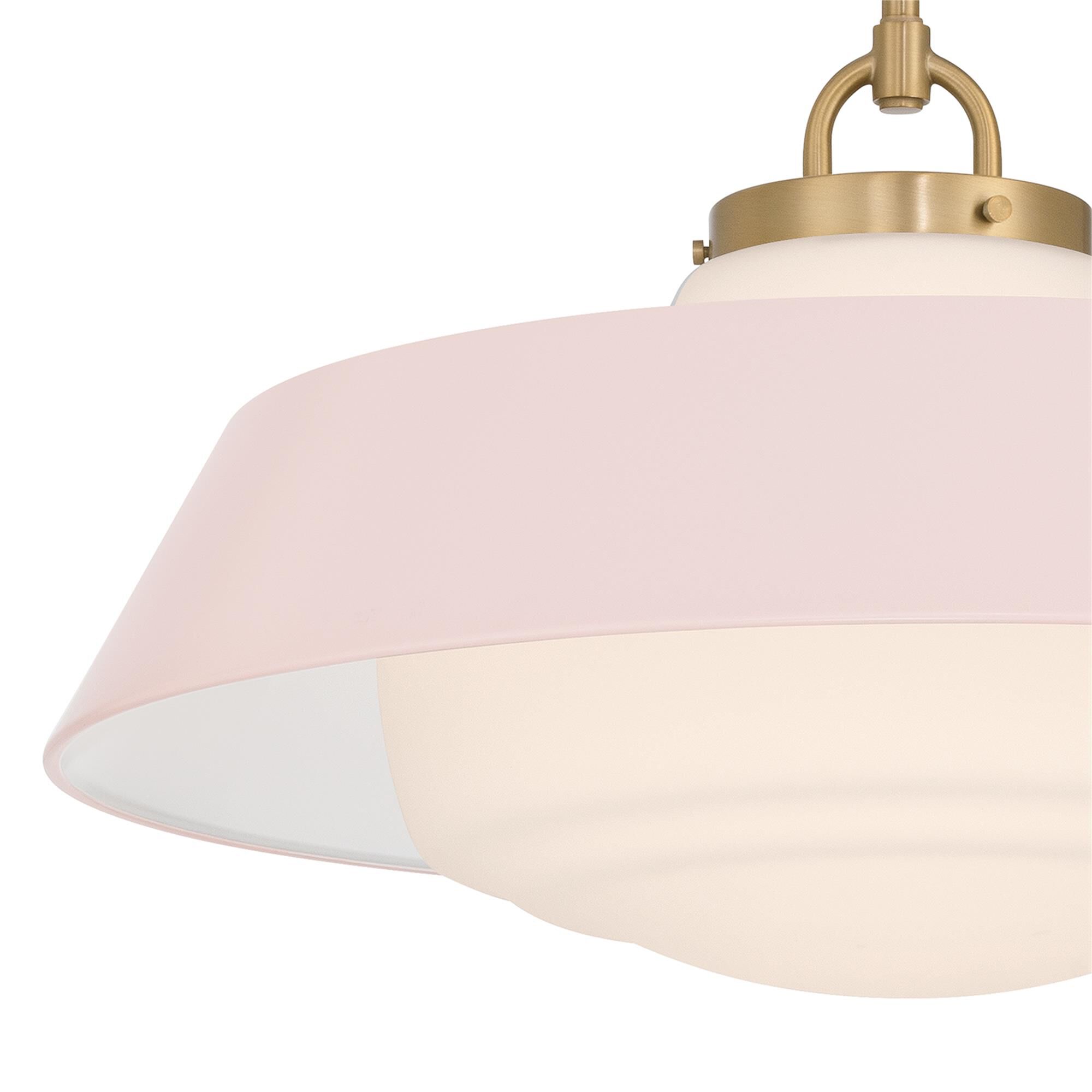 Shown in Vibrant Gold finish and Steel glass and Steel shade