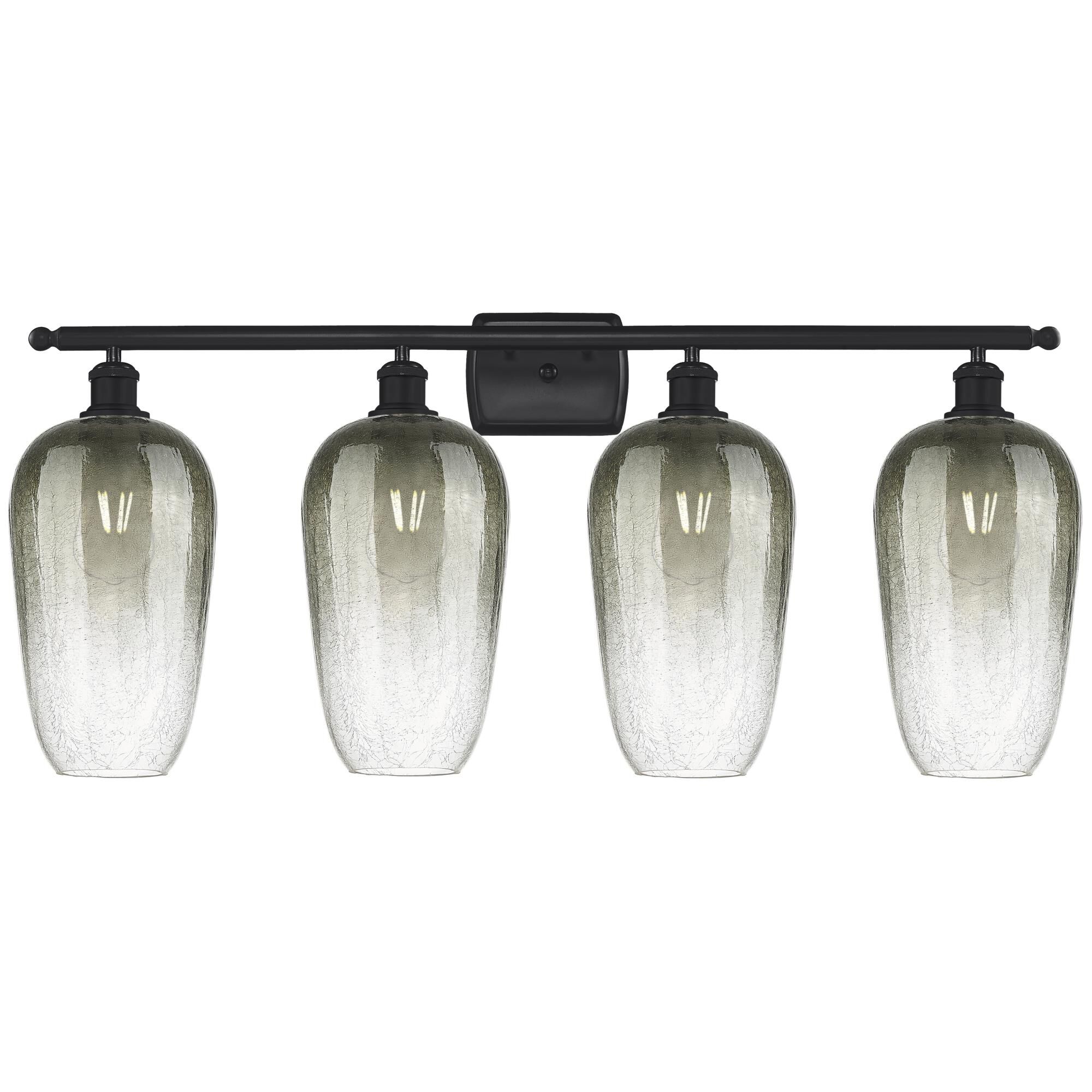 Shown in Matte Black finish and Slate glass