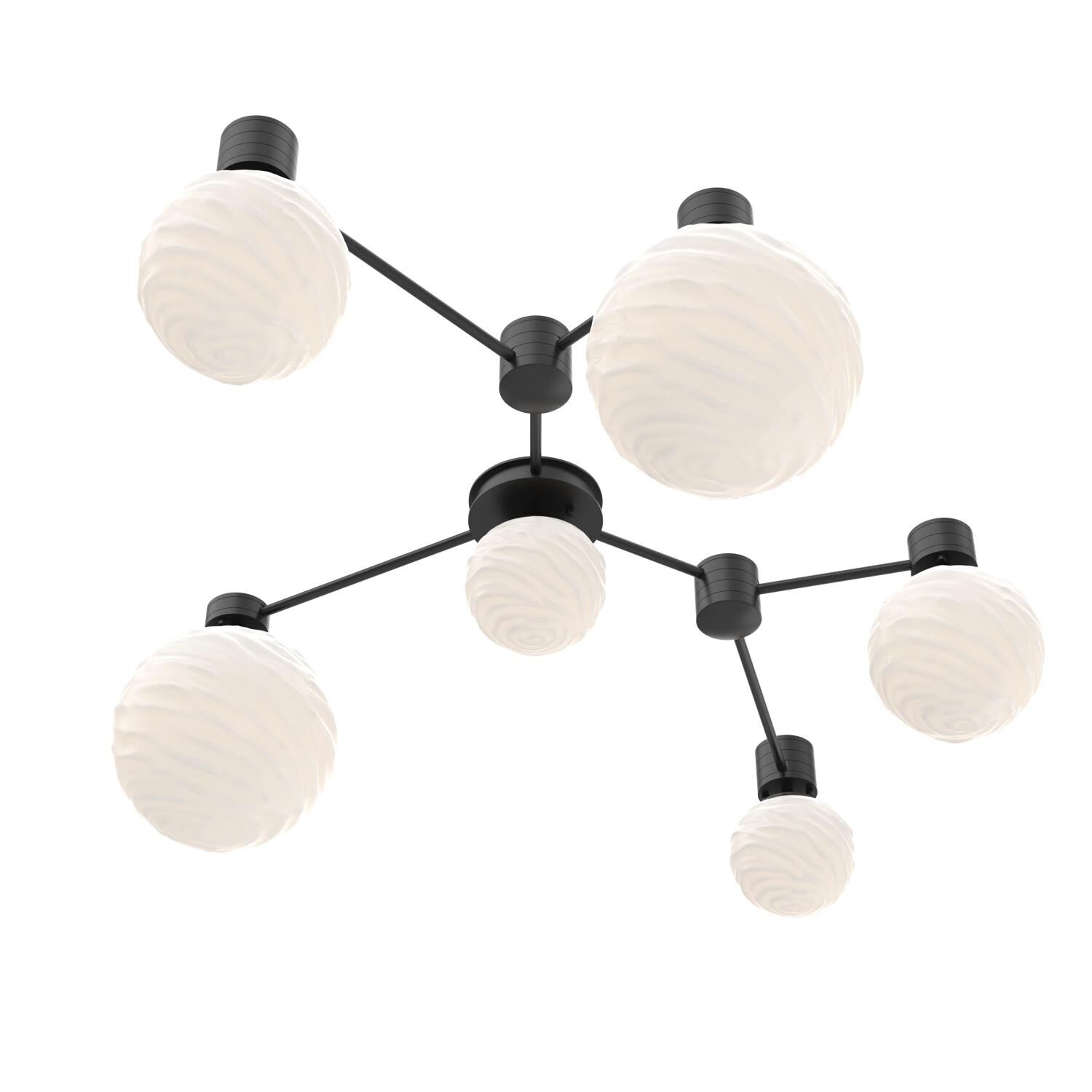 Levi Wilson Gaia 40 Inch Semi Flush Mount by Hammerton Studio