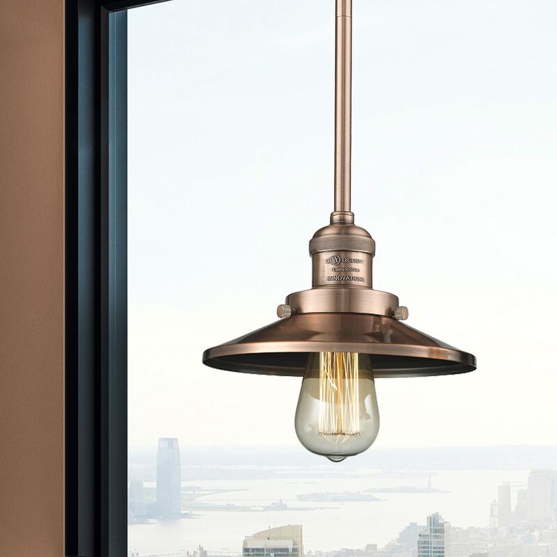 Bruno Marashlian Railroad 8 Inch Mini Pendant by Innovations Lighting
