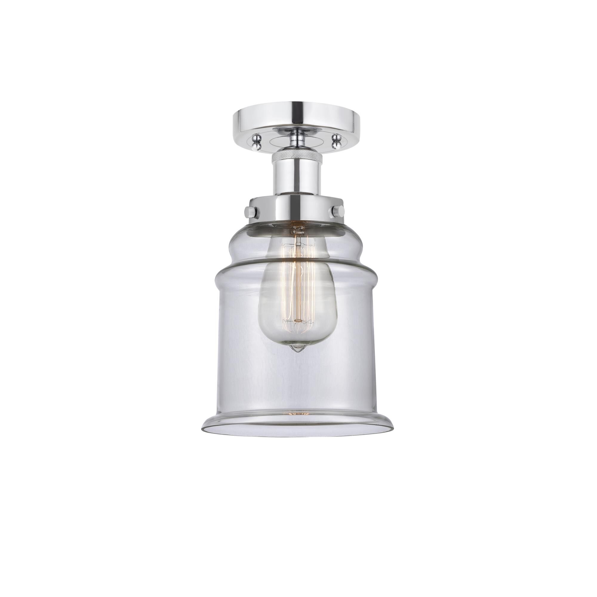 Bruno Marashlian Canton 6 Inch 1 Light Semi Flush Mount by Innovations Lighting