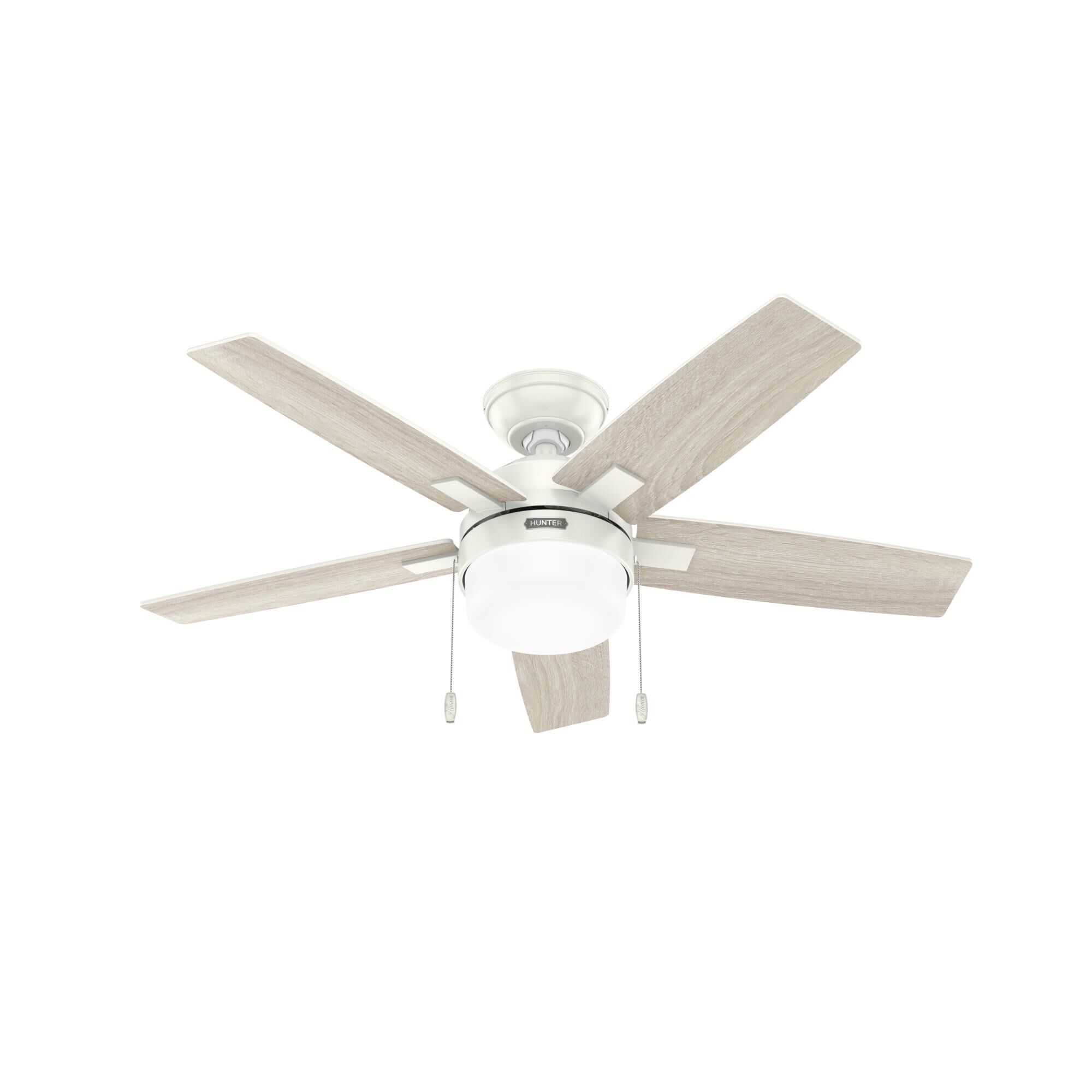 Anisten 44 Inch Ceiling Fan with Light Kit by Hunter Fan