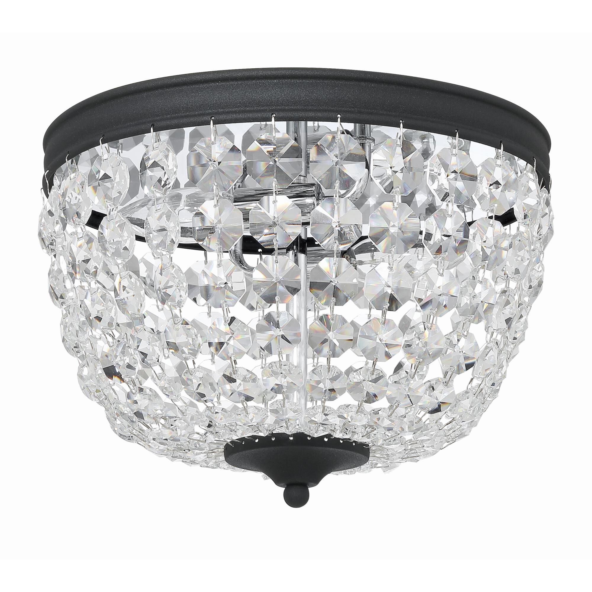 Nola 11 Inch 2 Light Flush Mount by Crystorama