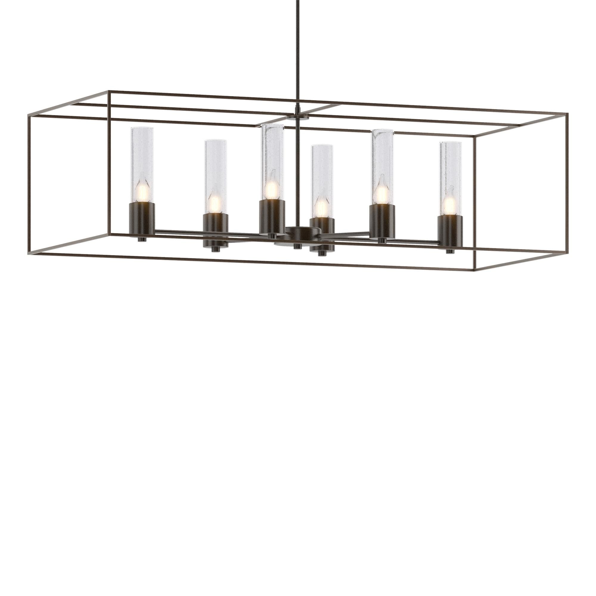 Shown in Oil Rubbed Bronze finish and Clear glass and Bronze accent