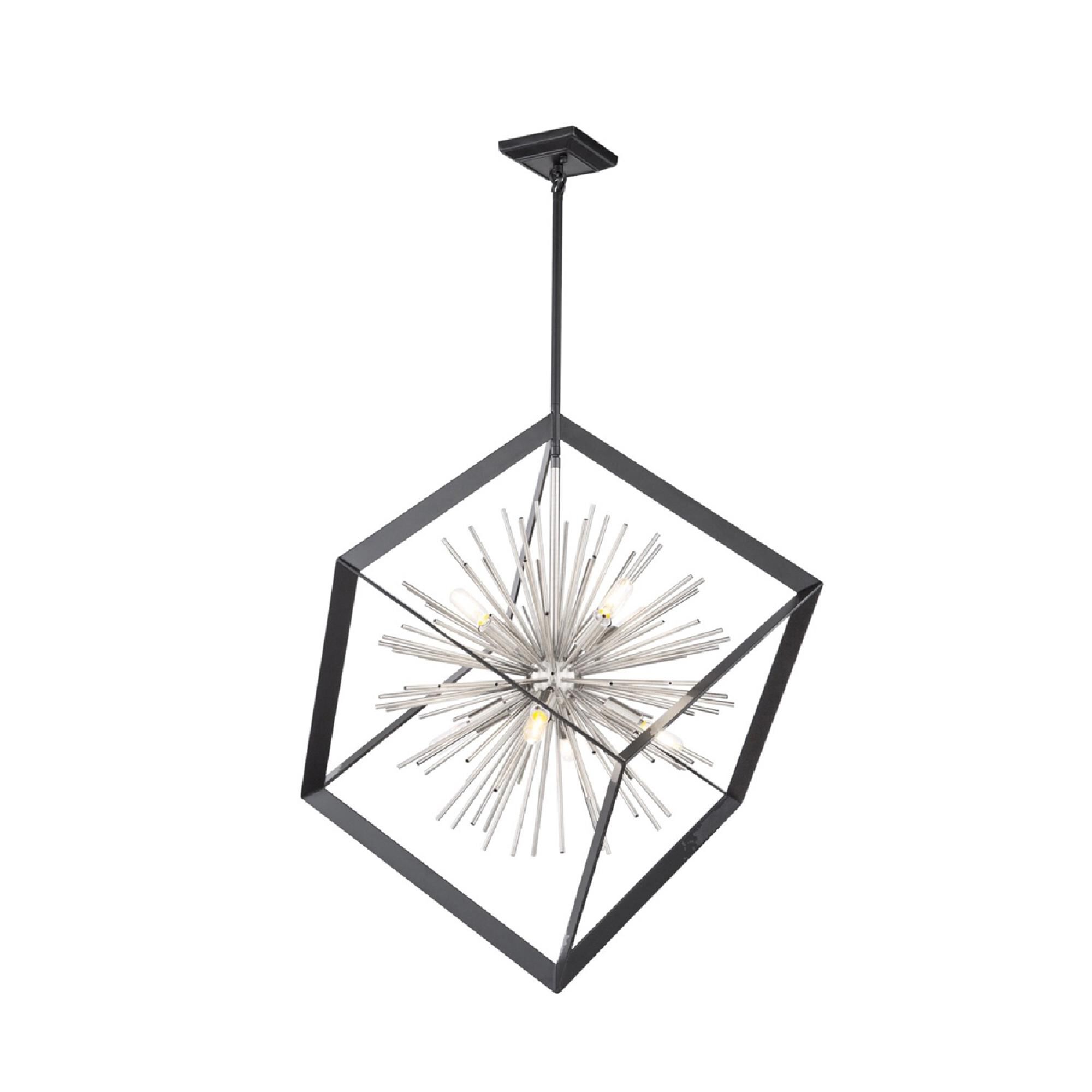 Sunburst 31 Inch Cage Pendant by Artcraft