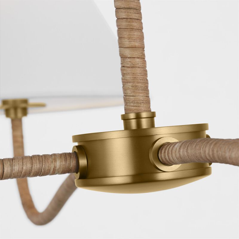 Chapman & Myers Laguna 35 Inch 4 Light Chandelier by Visual Comfort Studio Collection