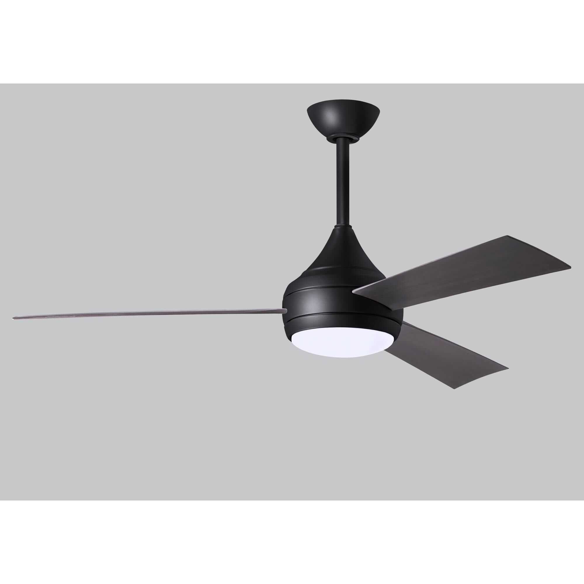 Donaire Outdoor Coastal Wet Rated 52 Inch Ceiling Fan with Light Kit by Matthews Fan Company