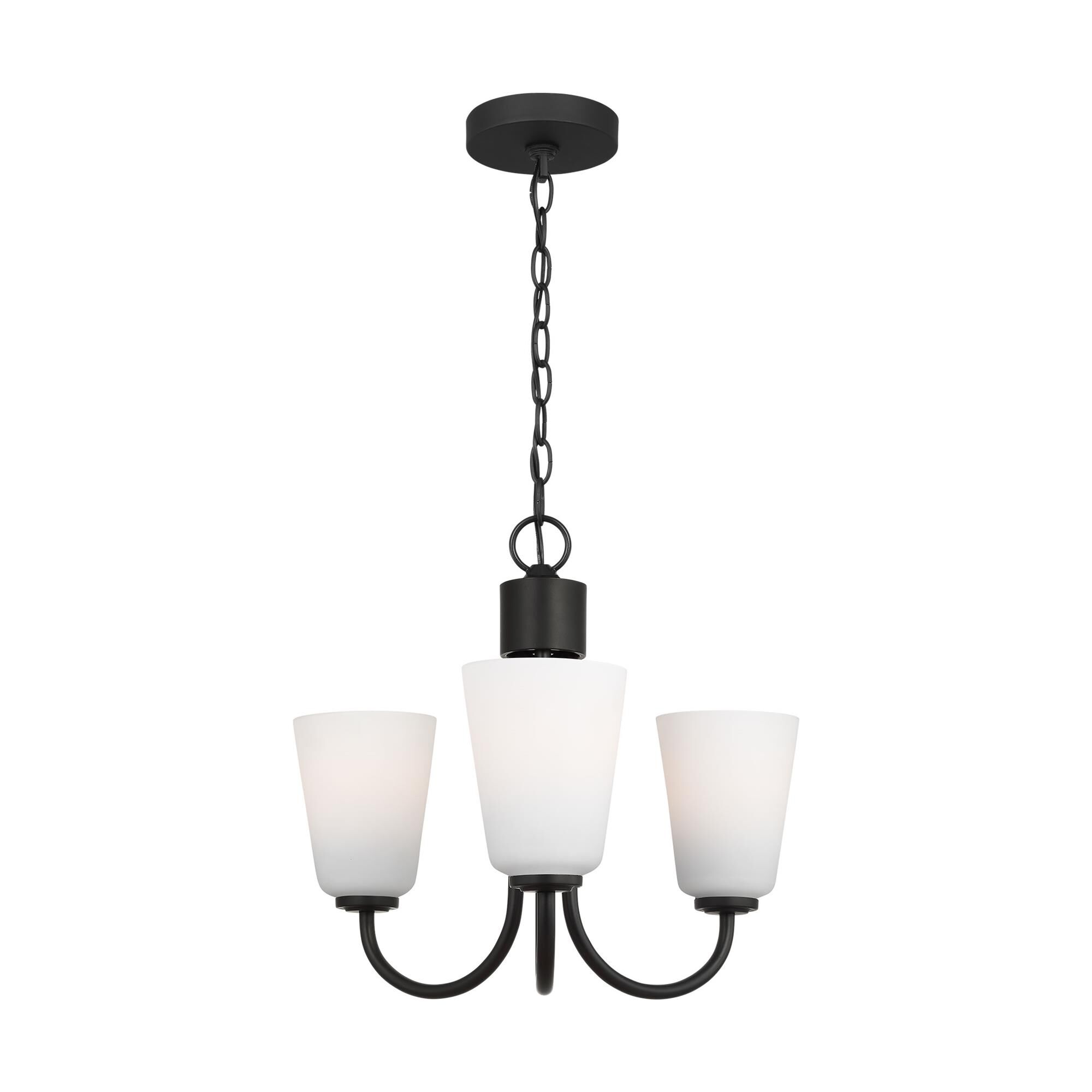 Shown in Midnight Black finish and Etched Painted White Inside glass
