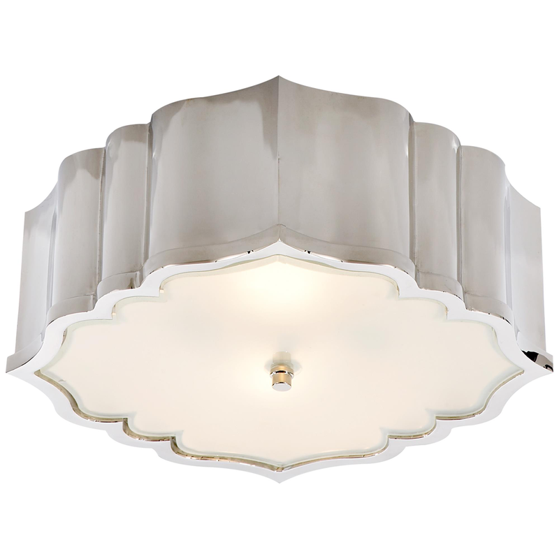 Alexa Hampton Balthazar 14 Inch 3 Light Flush Mount by Visual Comfort Signature Collection