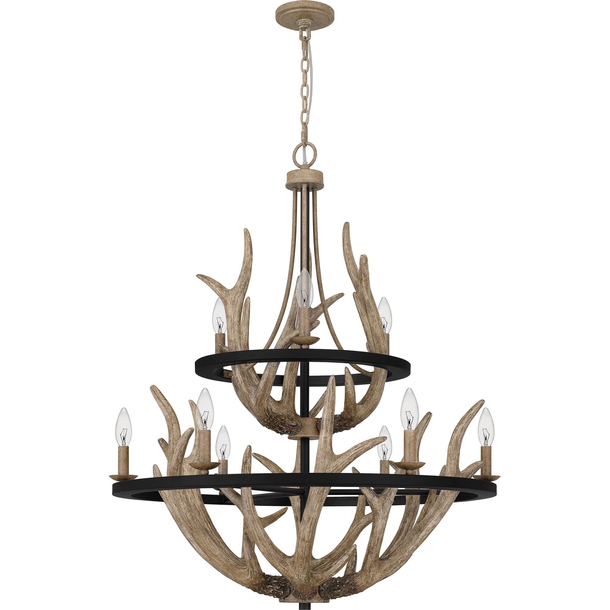 Journey 32 Inch 9 Light Chandelier by Quoizel