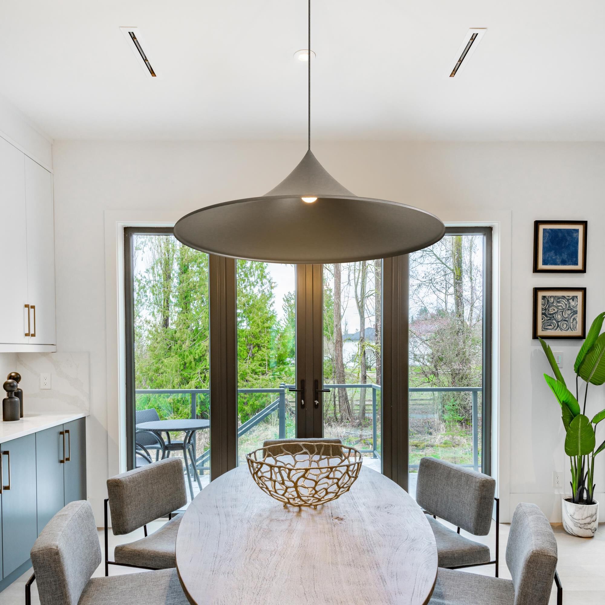 Vistara 35 Inch Large Pendant by Golden Lighting