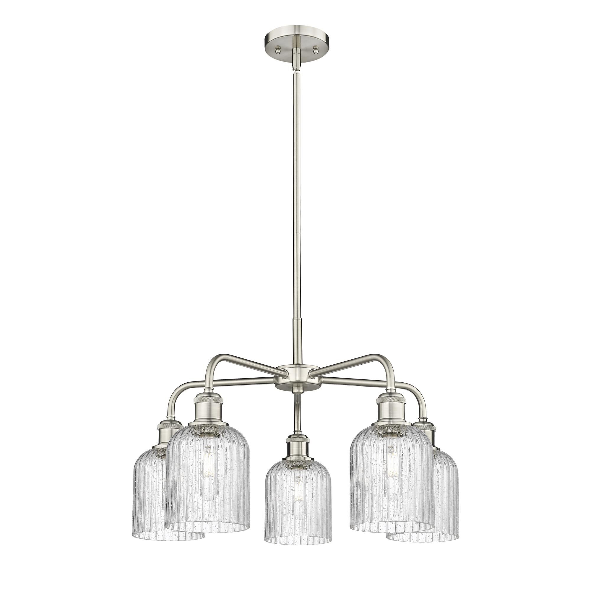 Shown in Satin Nickel finish and Seedy shade