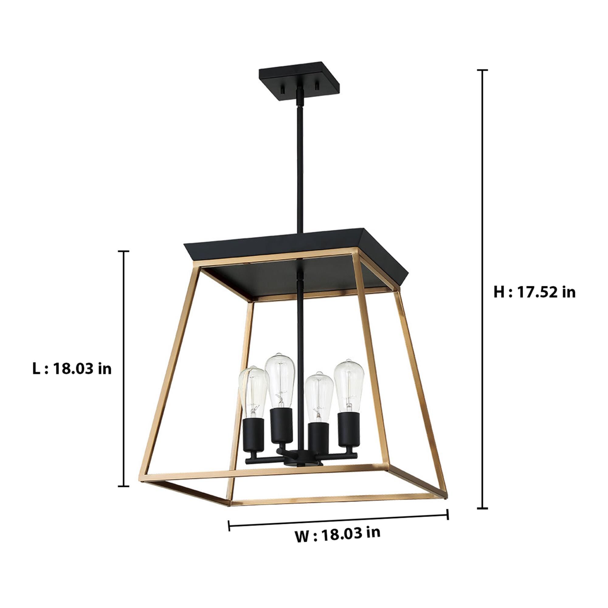 Eglo Paulino 18 Inch Cage Pendant by Eglo Lighting