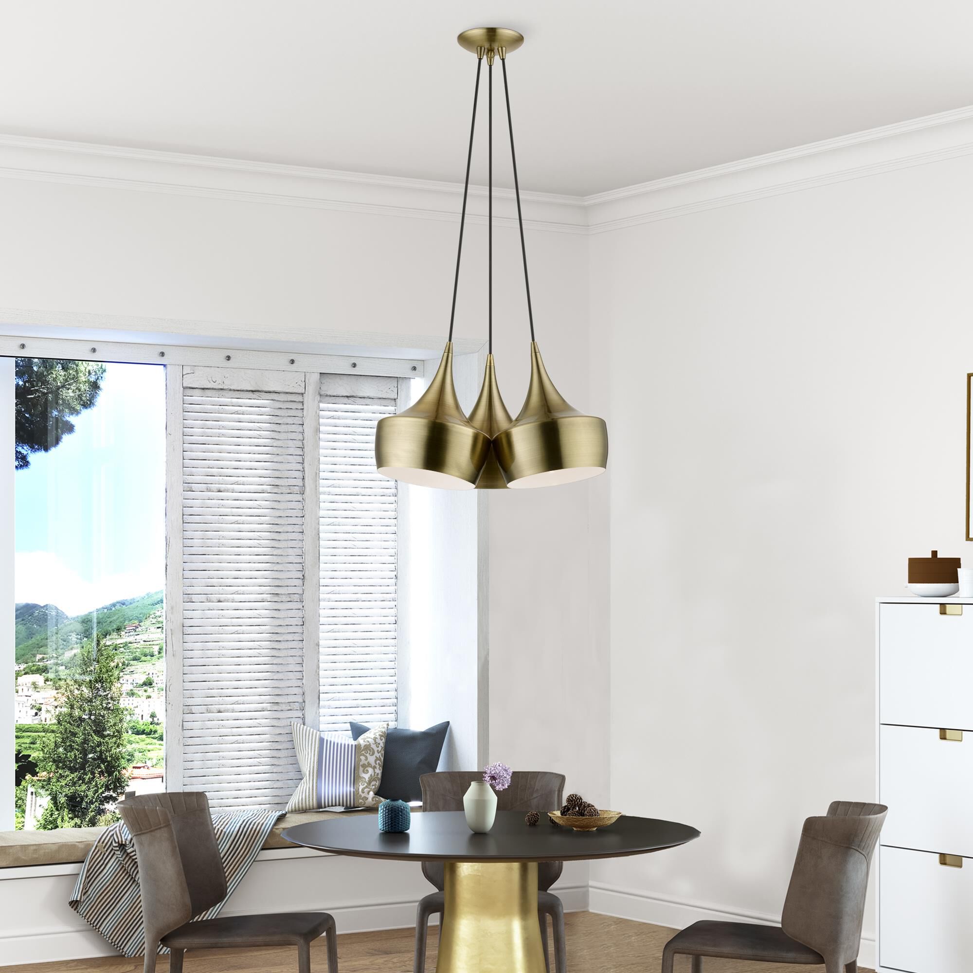 Waldorf Multi Light Pendant by Livex Lighting
