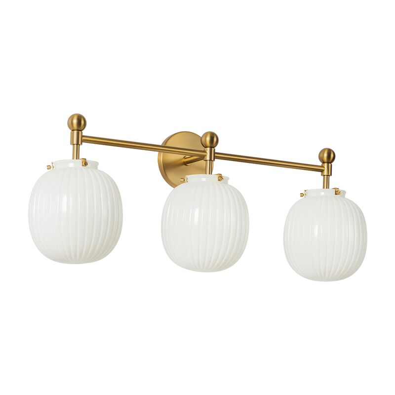 Peyton Fox Cherise 28 Inch 3 Light Bath Vanity Light by Alora Mood
