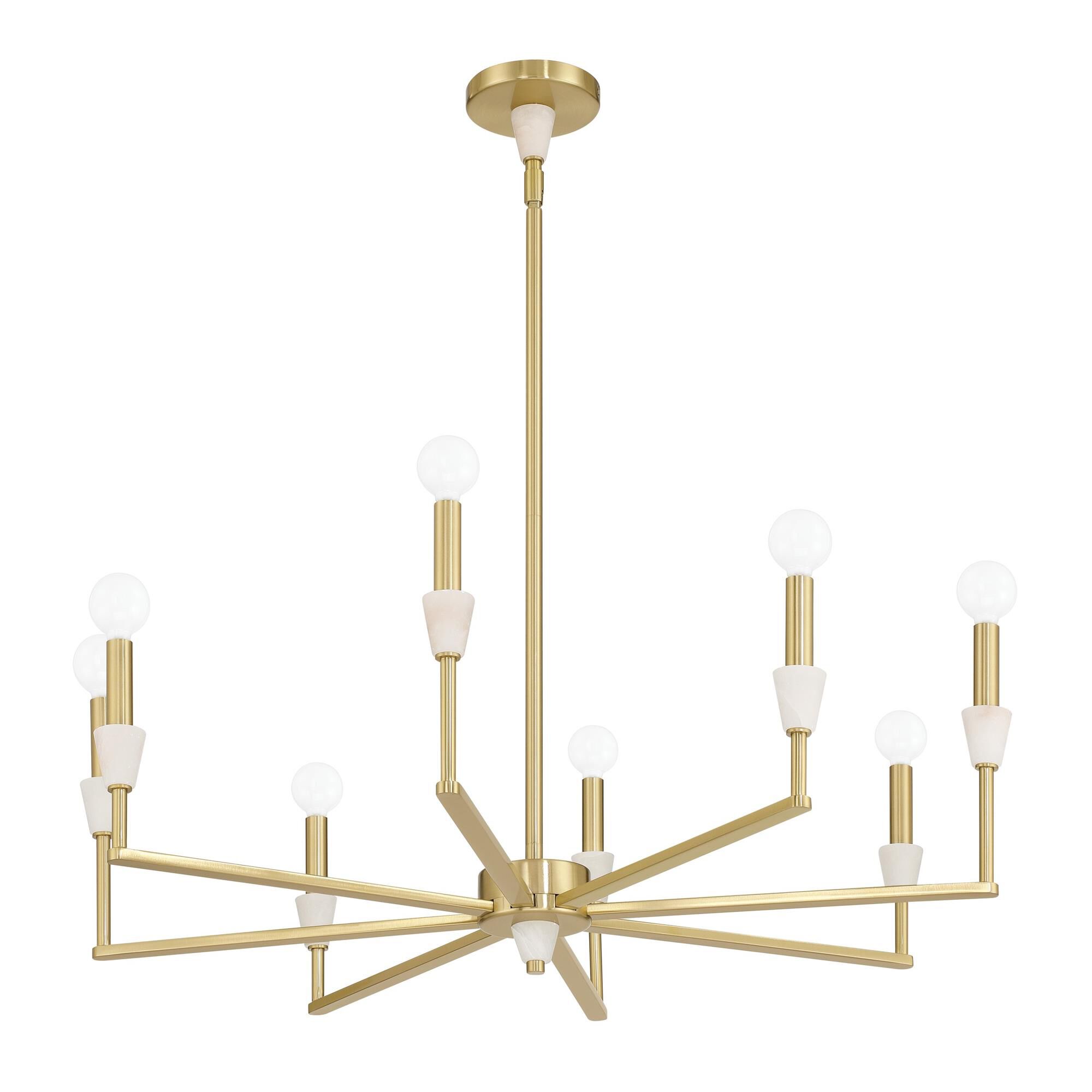 Shown in Brushed Gold finish