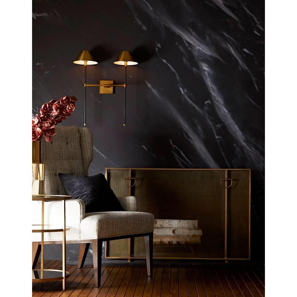 Shown in Antique Brass finish