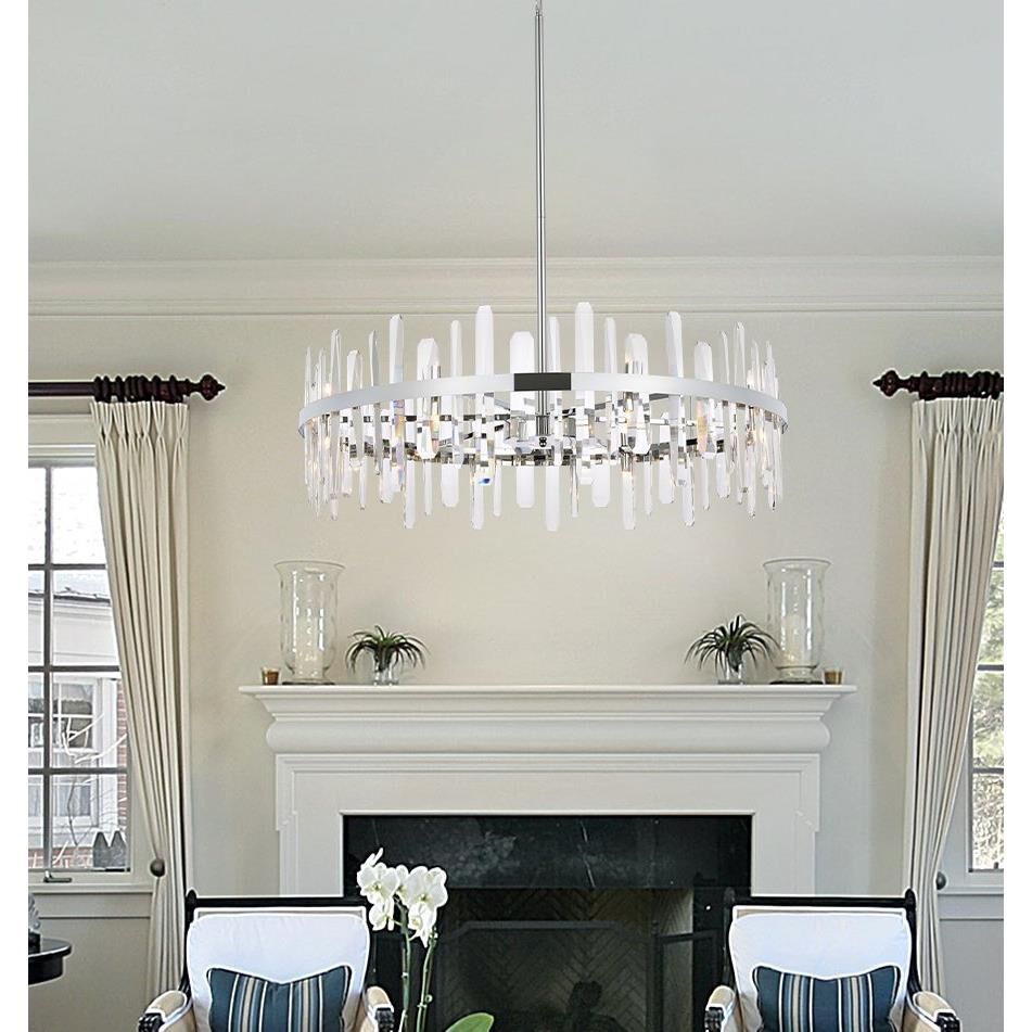 Serena 36 Inch 16 Light Chandelier by Elegant Lighting